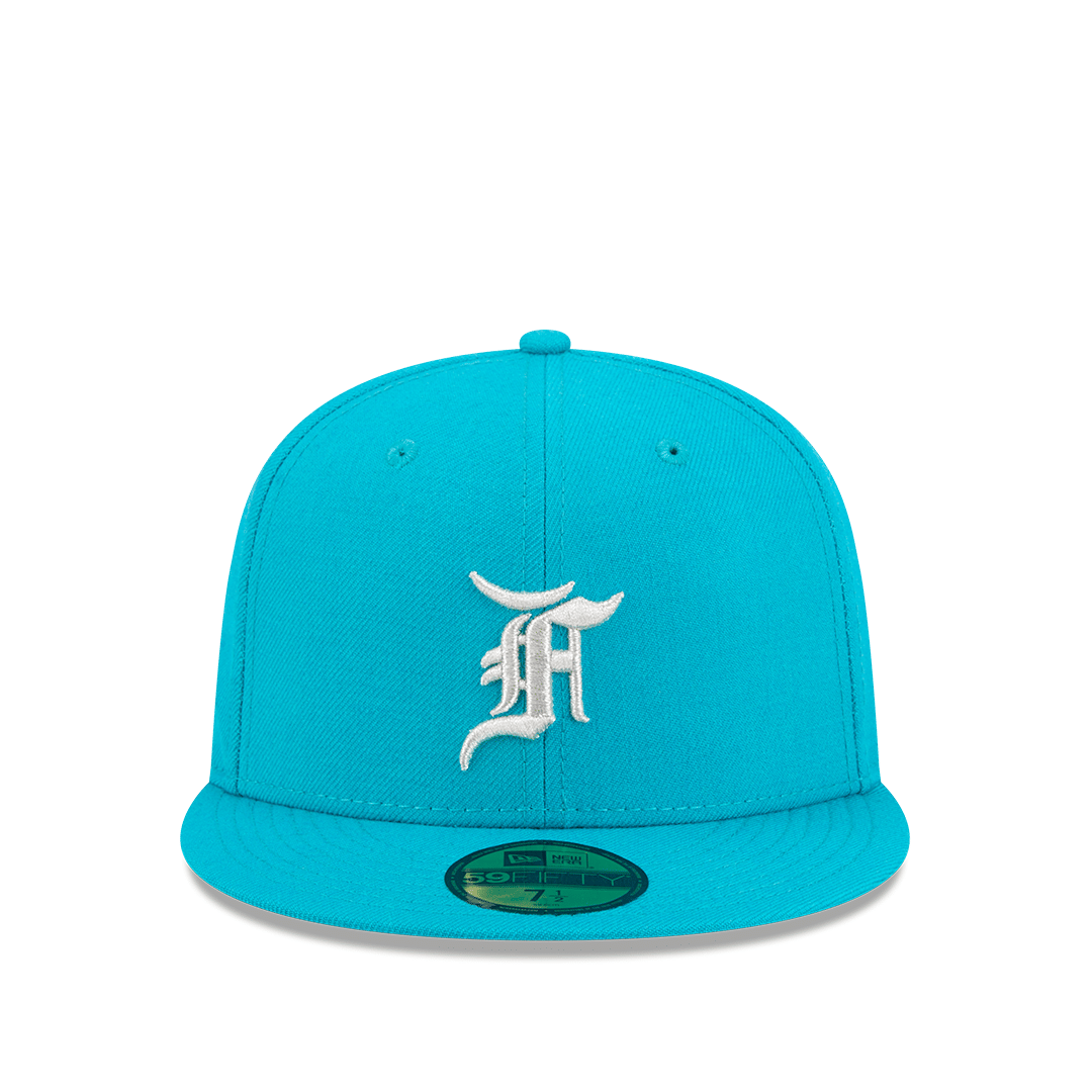 NEW ERA FLORIDA MARLINS x FEAR OF GOD 59FIFTY AQUA HAT