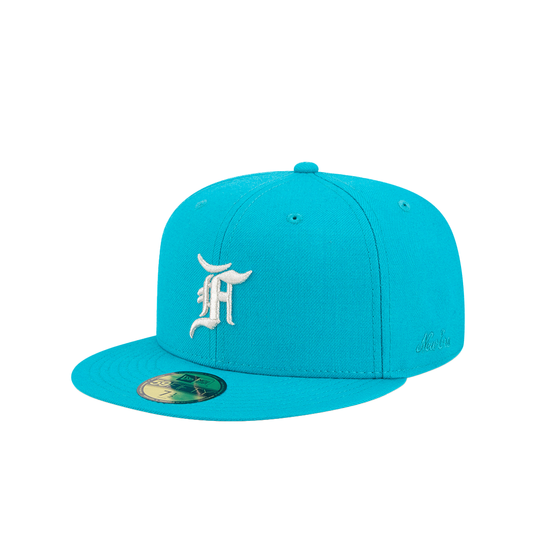 NEW ERA FLORIDA MARLINS x FEAR OF GOD 59FIFTY AQUA HAT