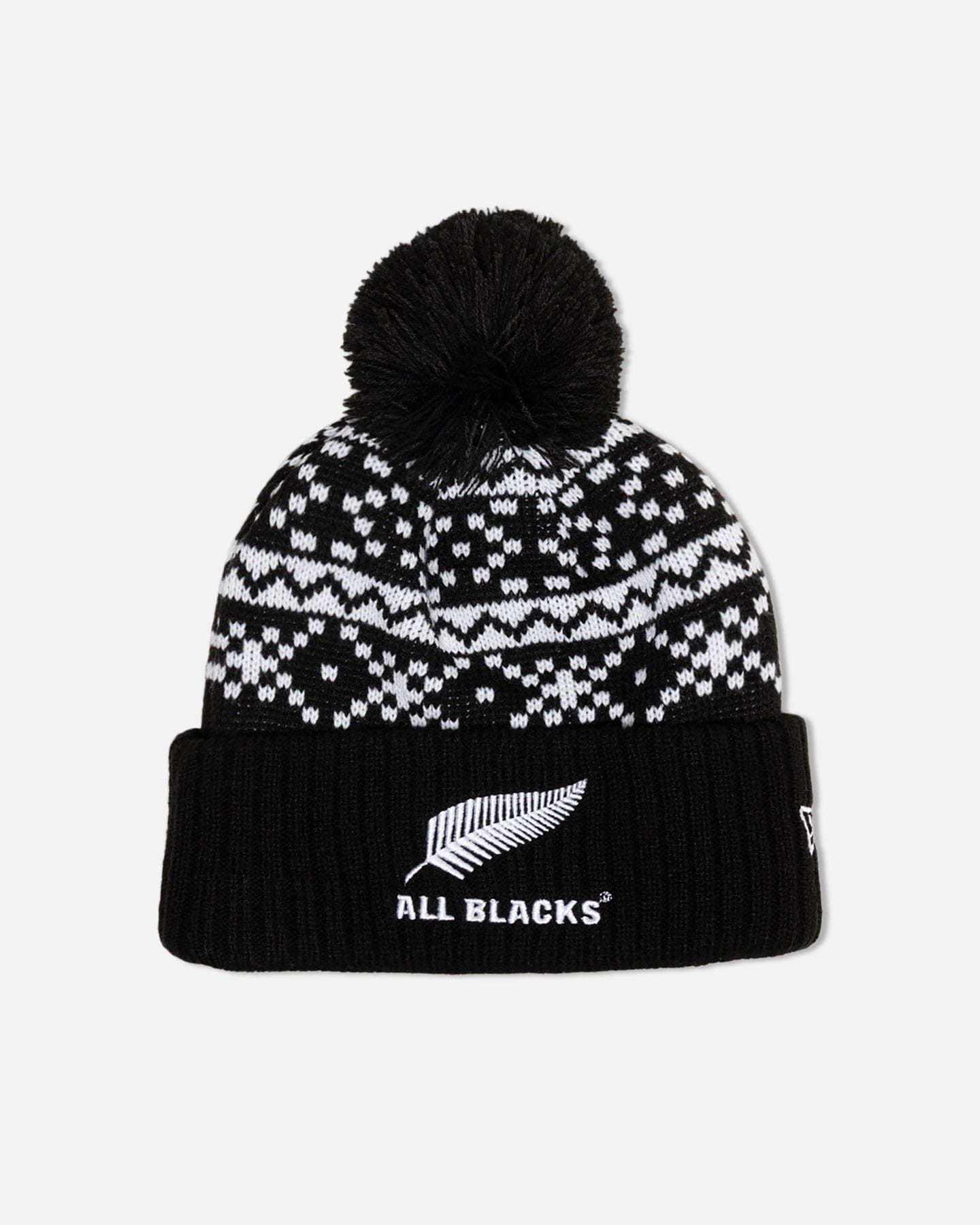 New Era New Zealand All Blacks Knitted Beanie Black