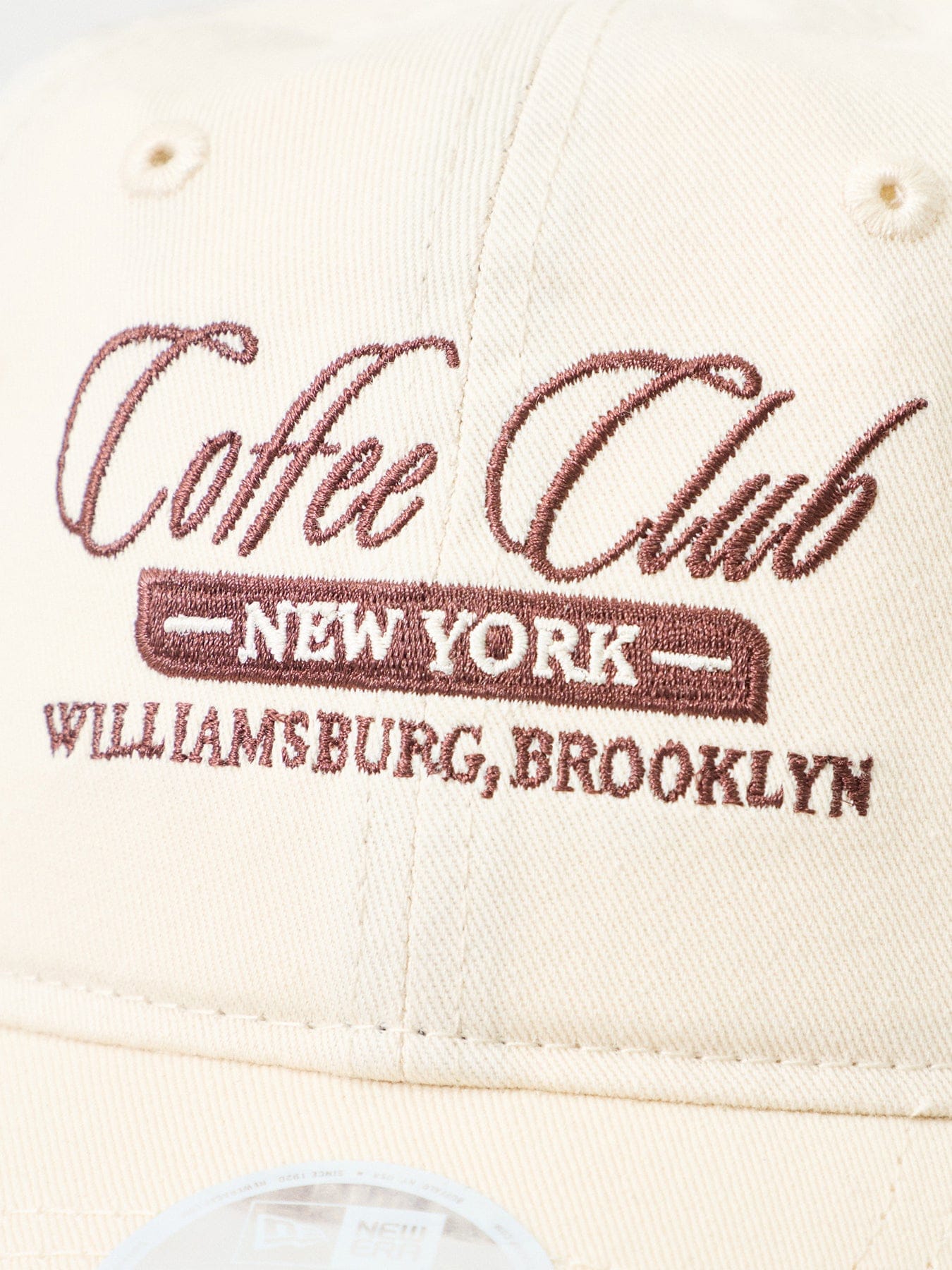 New Era Female Café Slogan 9TWENTY Cap Beige