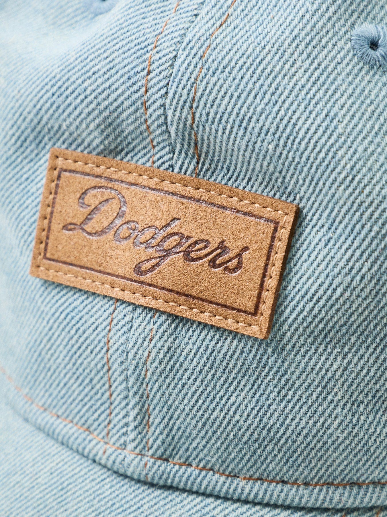 New Era Female Denim 9TWENTY LA Dodgers Cap Blue