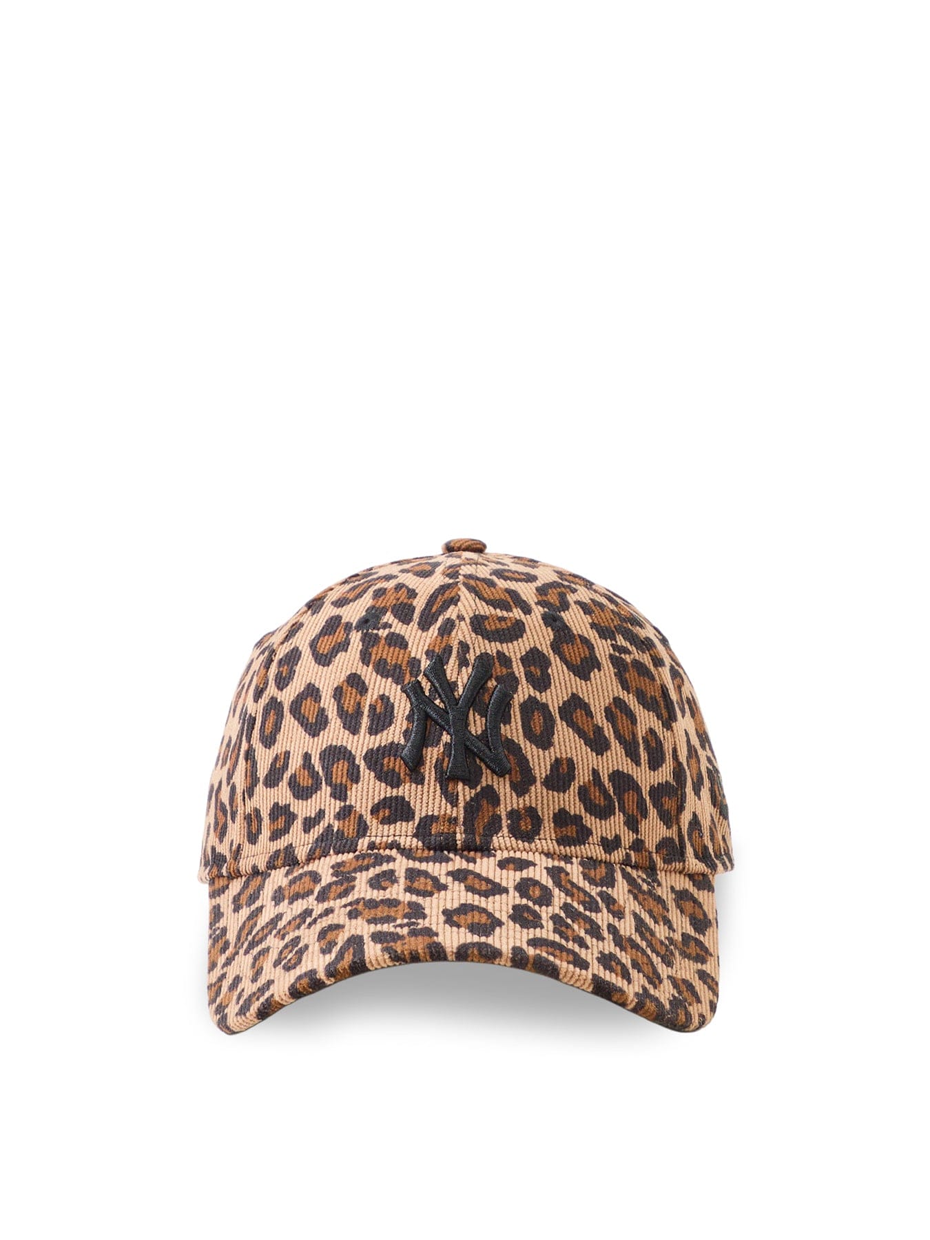 New Era Female Leopard Cord 9FORTY NY Yankees Cap Brown