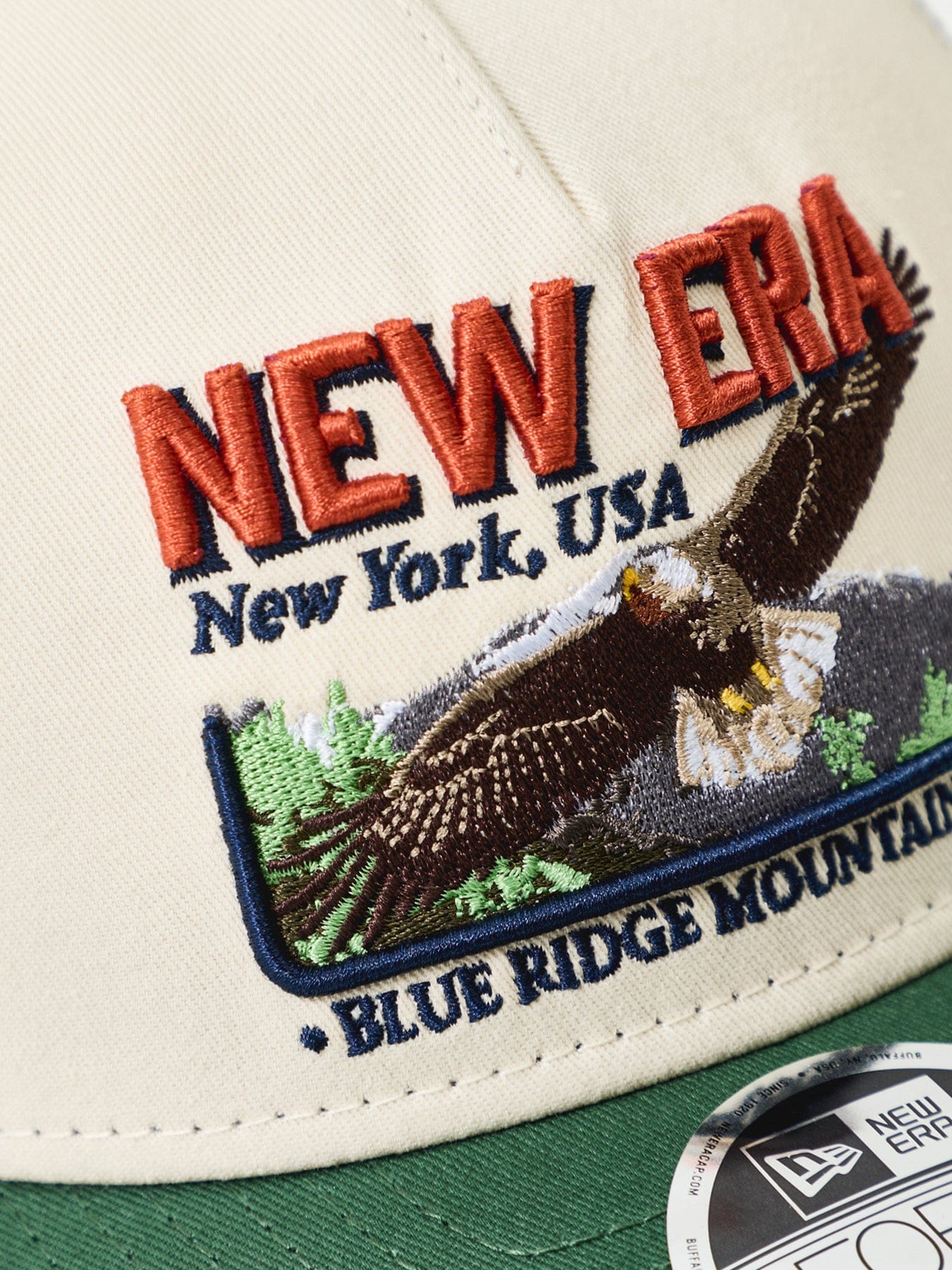 New Era Graphic 9FORTY Trucker Eagle Cap Multi