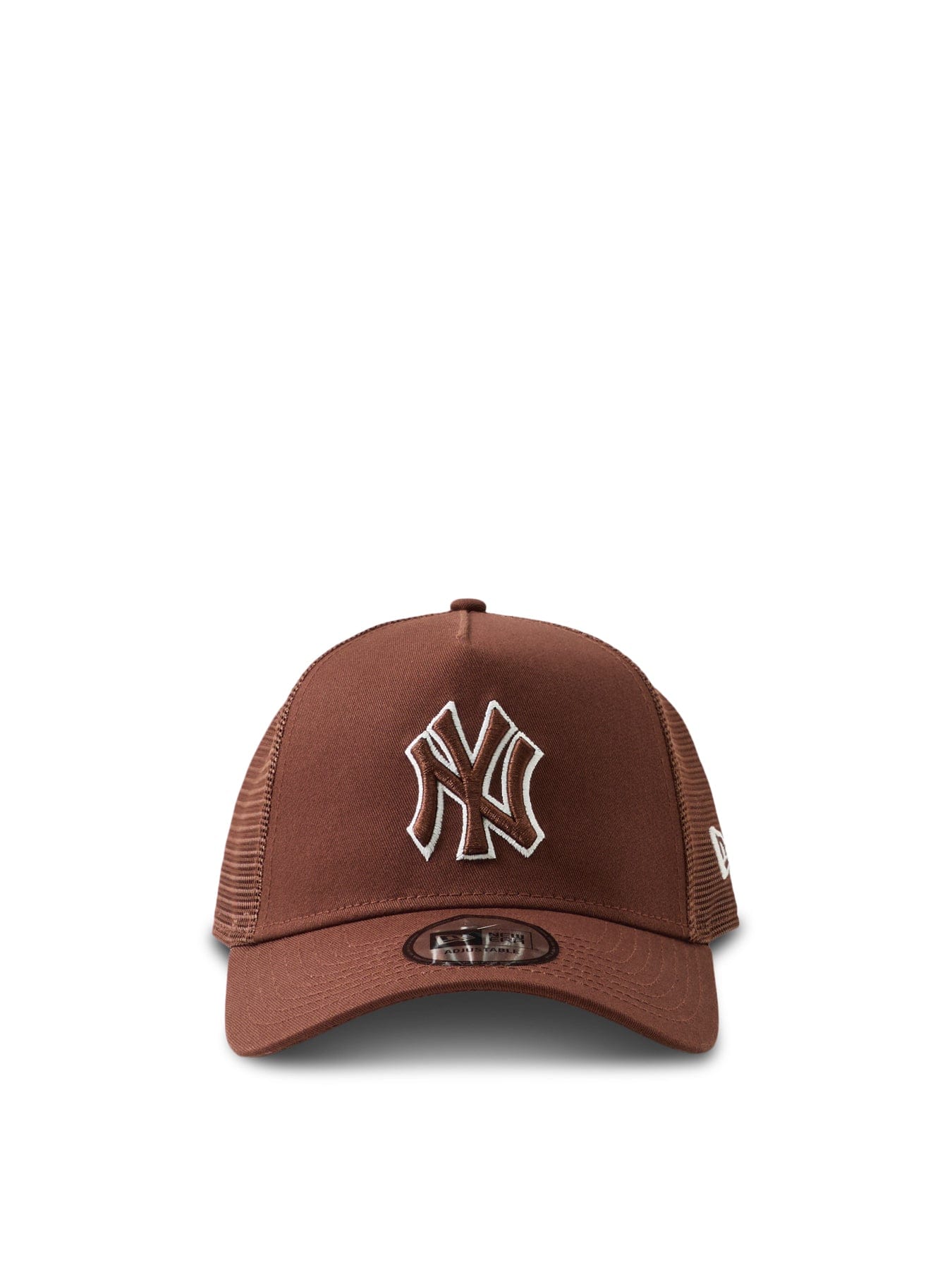 New Era Outline Trucker New York Yankees Cap Brown