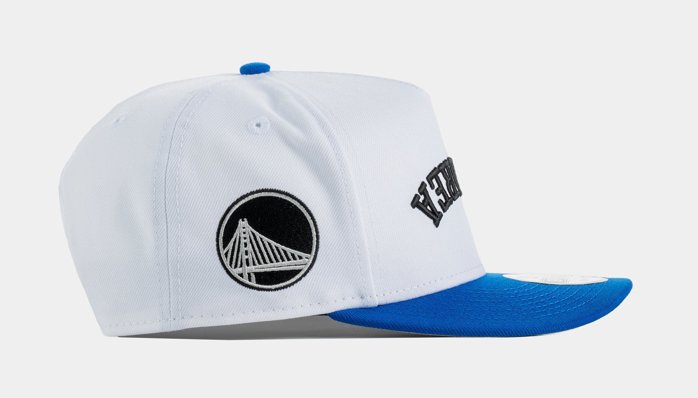 NEW ERA Bay Area Upside Down 950AF Curve Snapback Mens Hat (White/Blue)