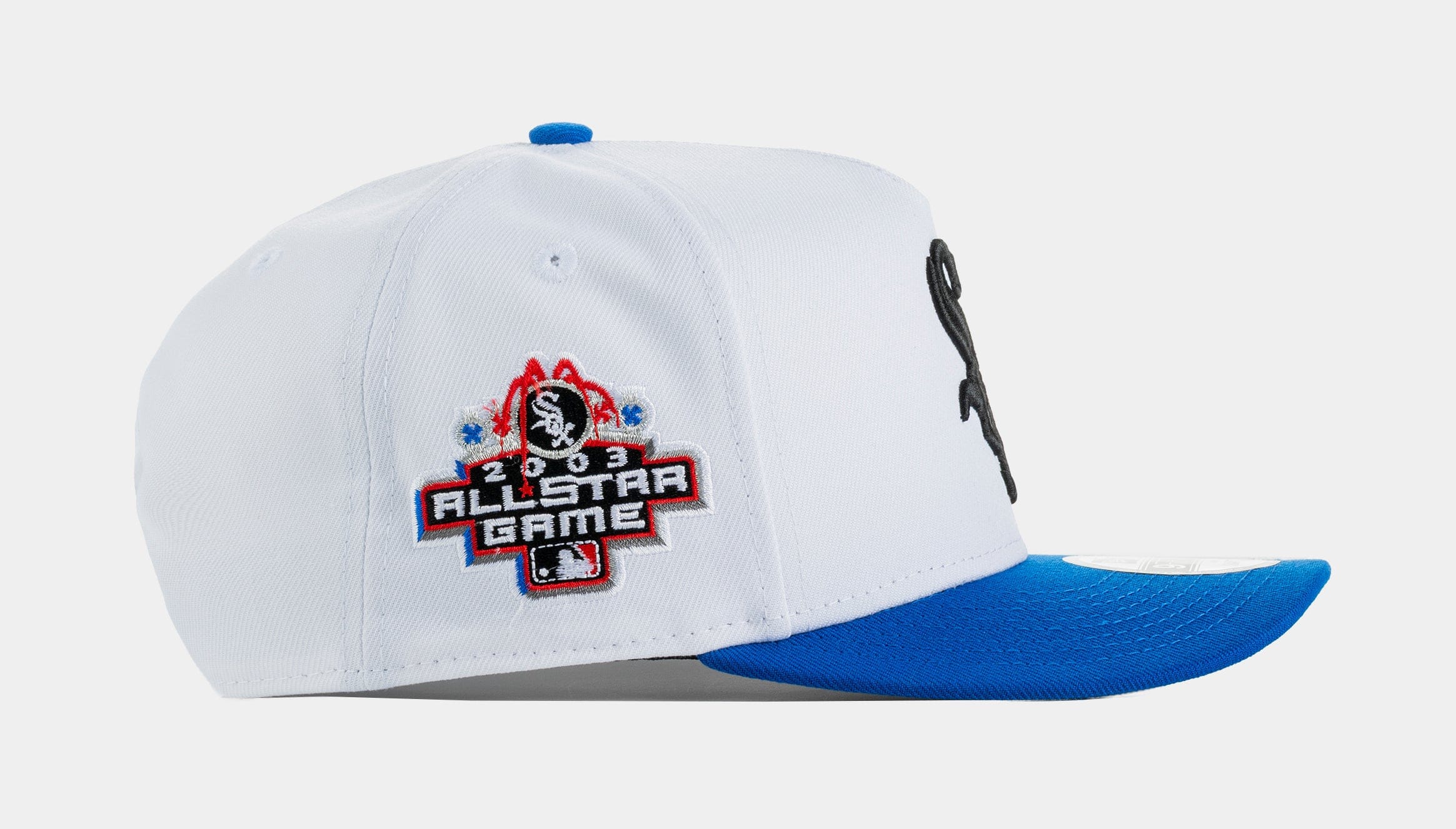 NEW ERA Chicago White Sox 950AF Curve Snapback Mens Hat (White/Blue)