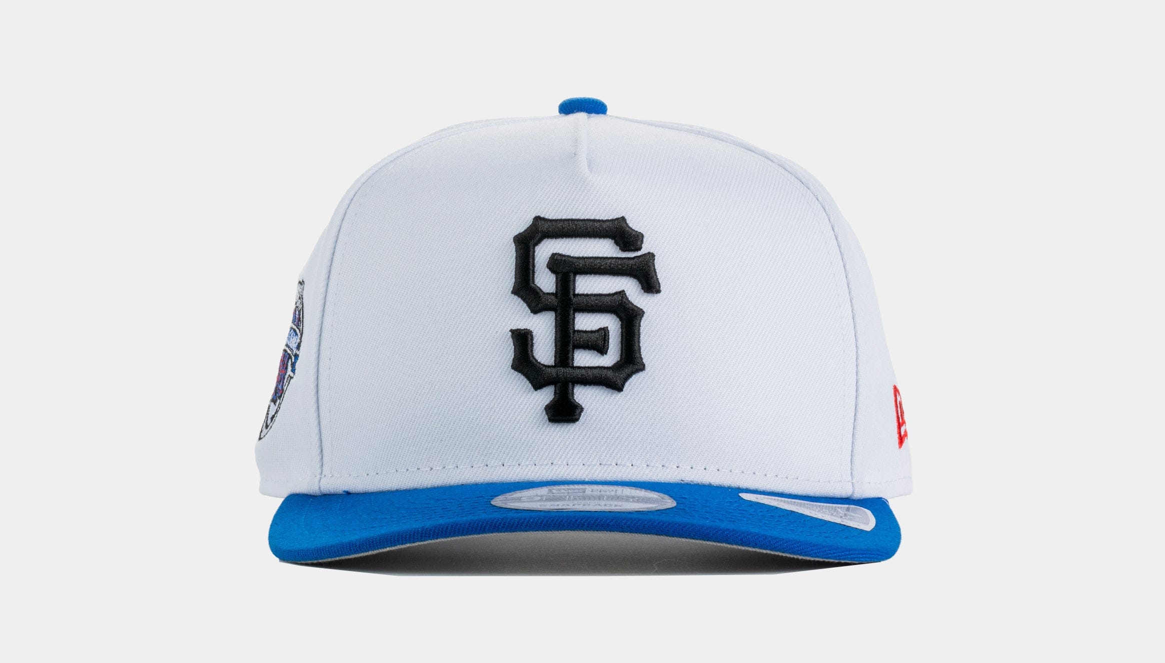 NEW ERA San Francisco Giants 950AF Curve Snapback Mens Hat (White/Blue)