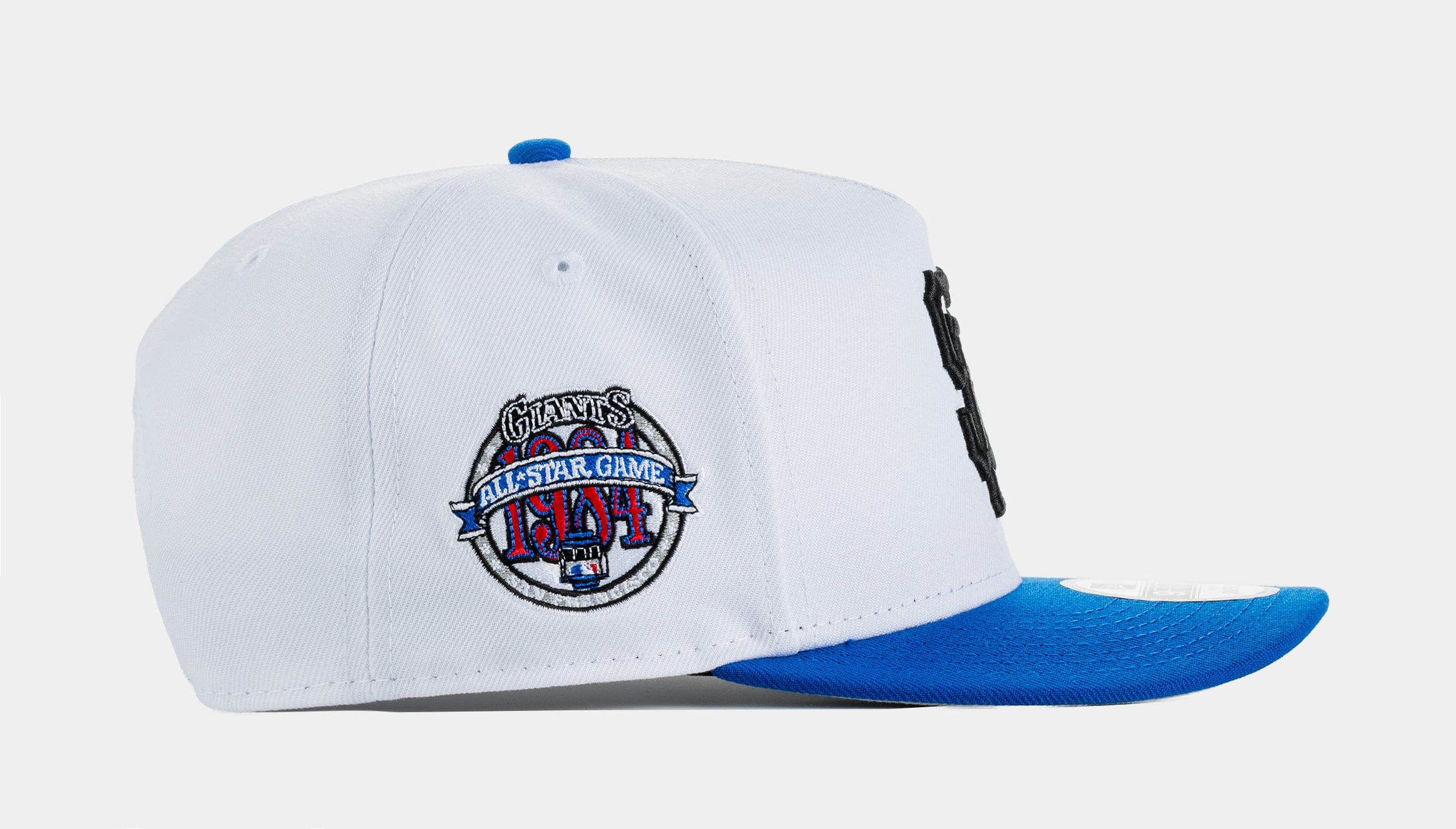 NEW ERA San Francisco Giants 950AF Curve Snapback Mens Hat (White/Blue)