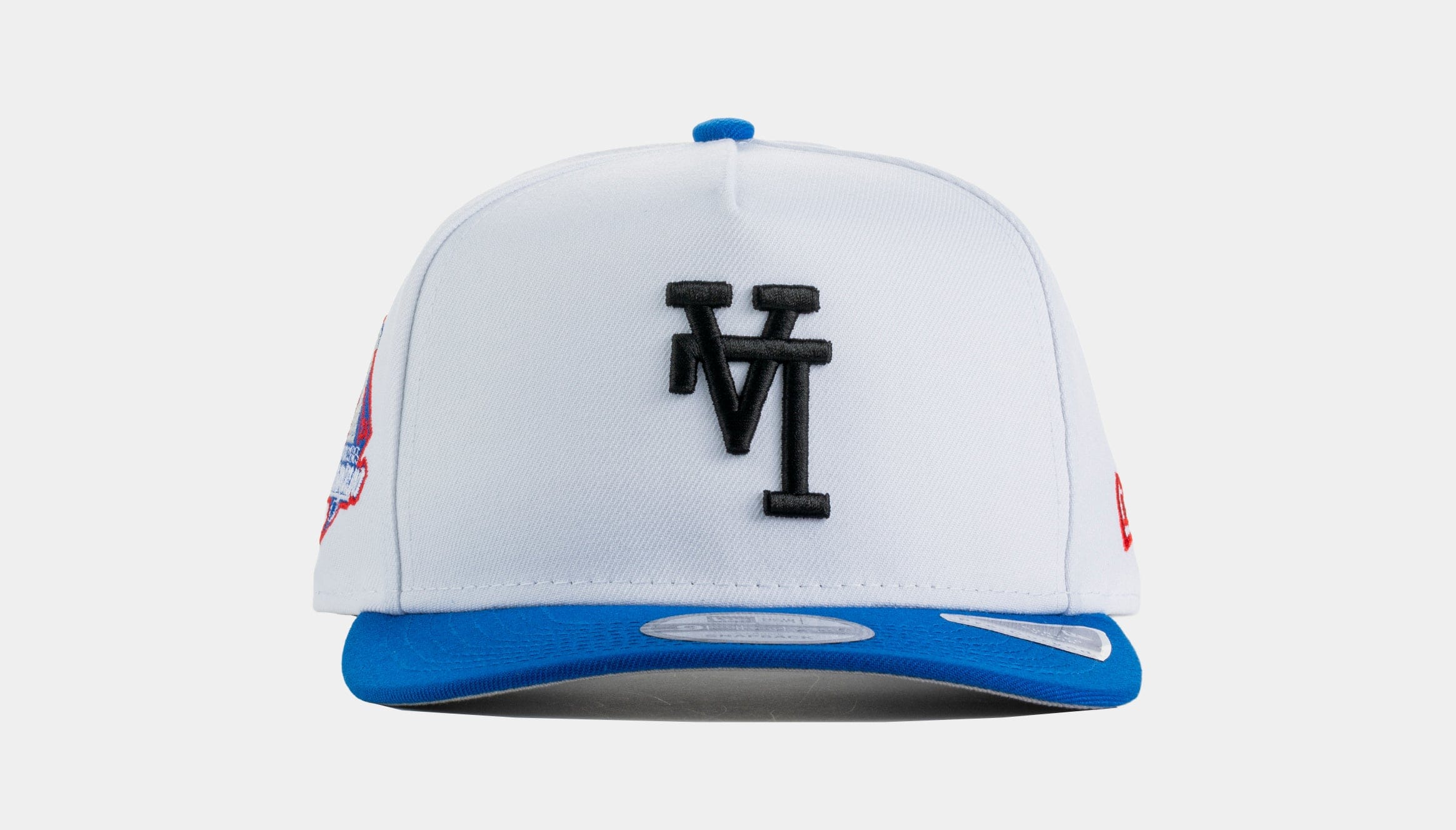 NEW ERA Los Angeles Dodgers 950AF Curve Snapback Mens Hat (White/Blue)