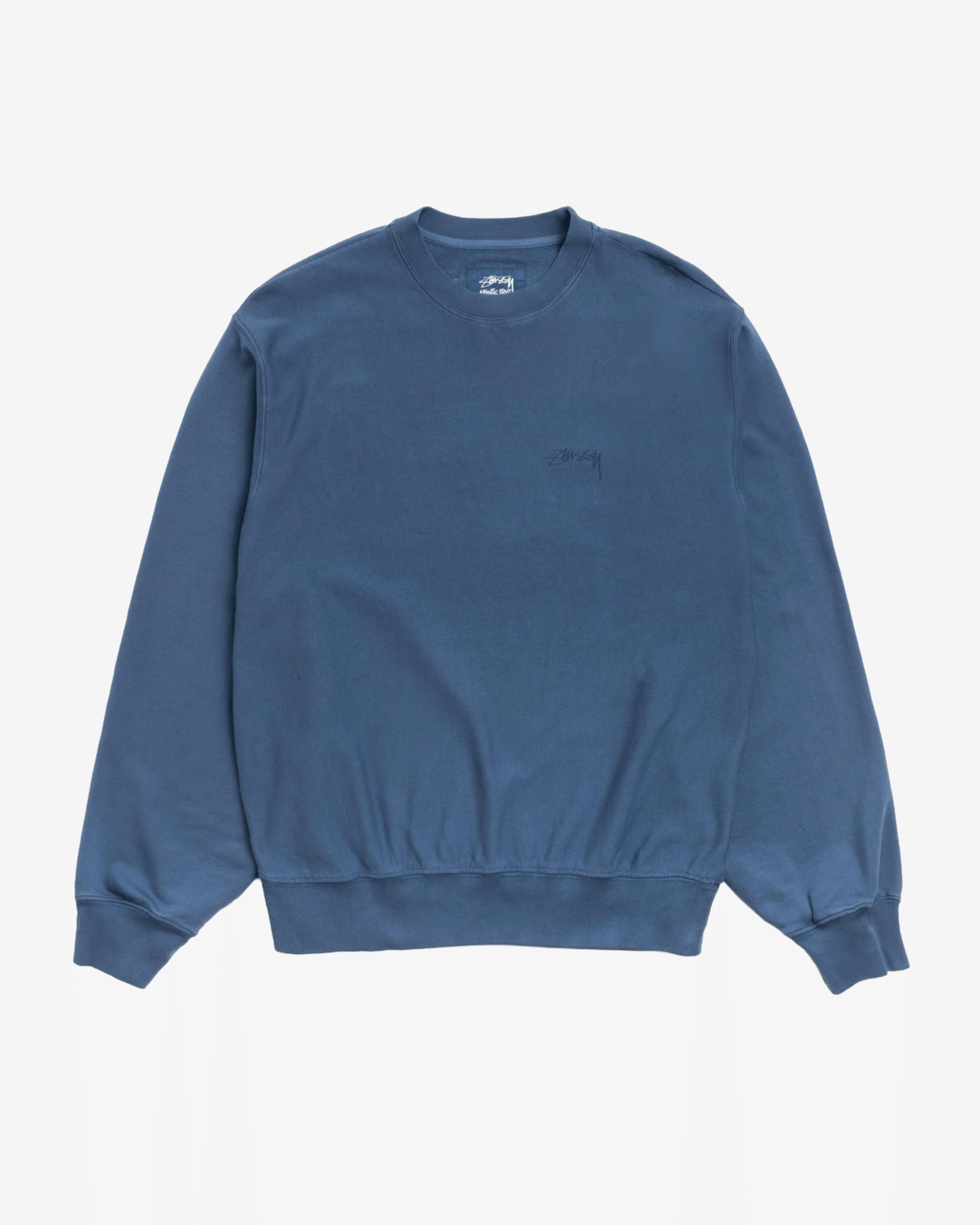 Stüssy - Men's Lightweight Terry Crew - (Blue)