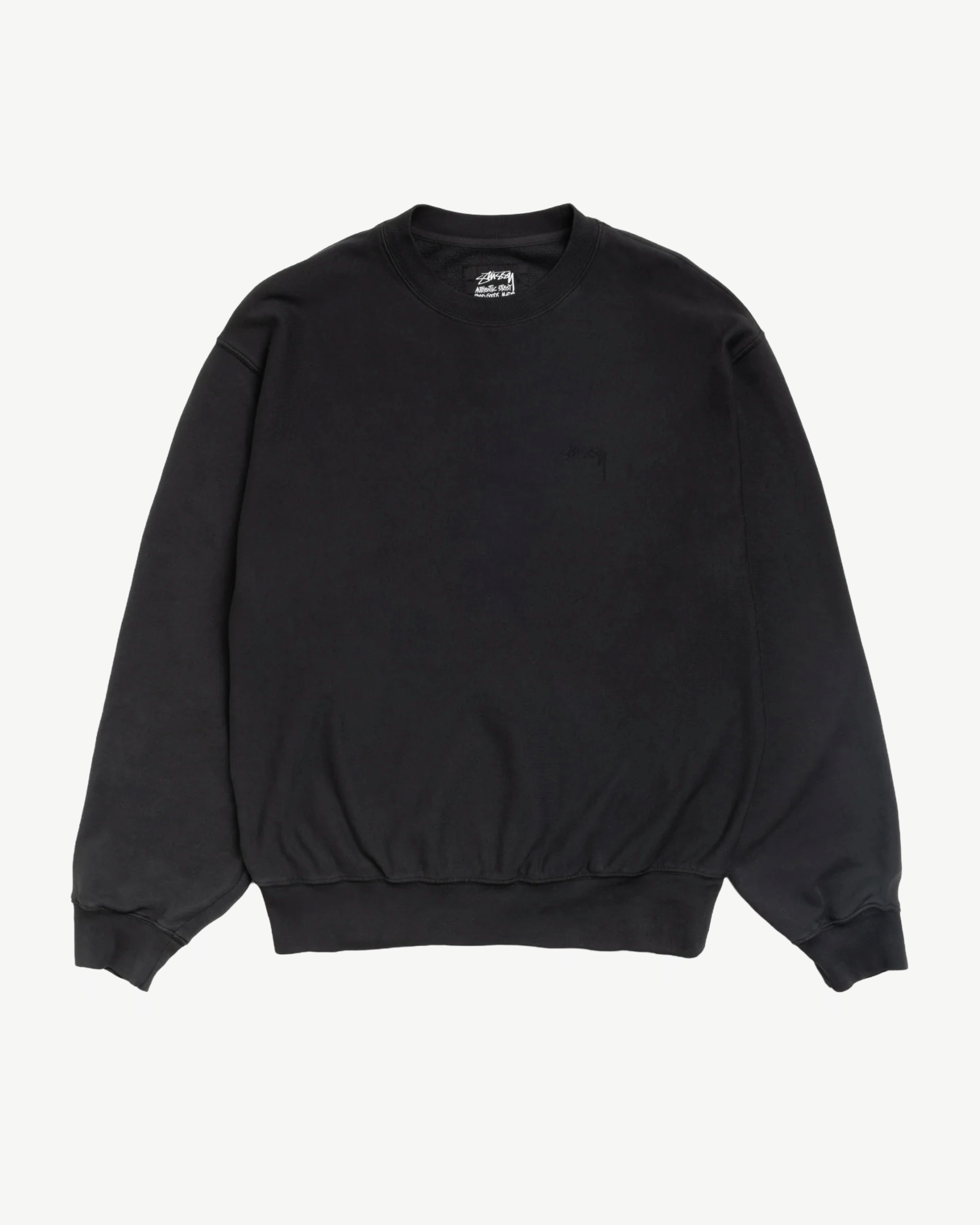 Stüssy - Men's Lightweight Terry Crew - (Black)