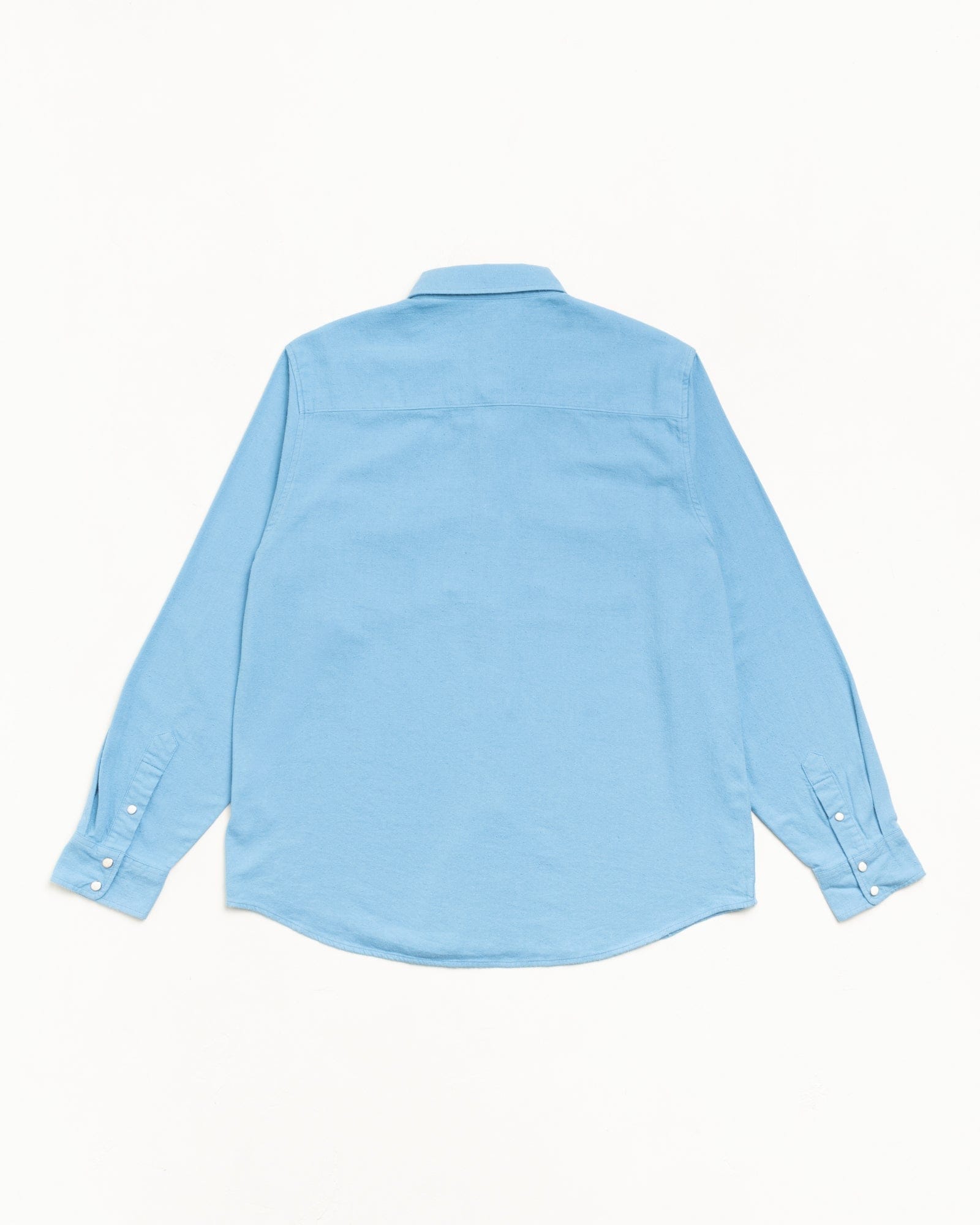 Stüssy - Men's Cotton Silk Western Shirt - (Blue)
