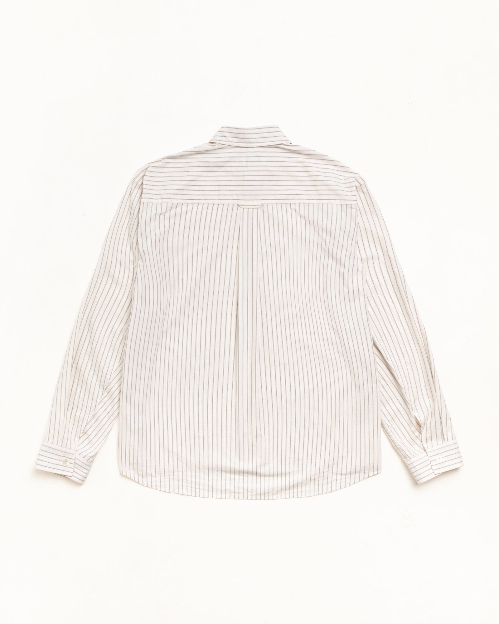 Stüssy - Men's Standard Long Sleeve Shirt - (Natural Stripe)