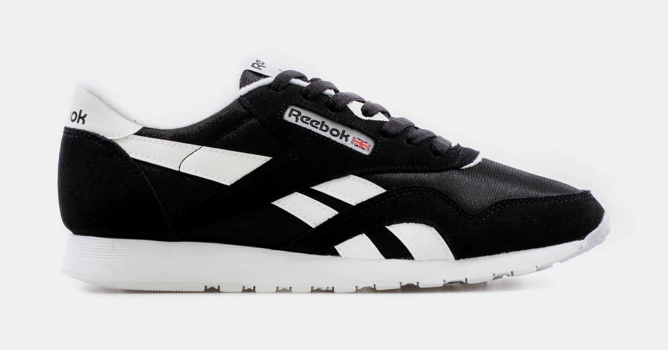 Reebok Classic Nylon Mens Lifestyle Shoe (Black)
