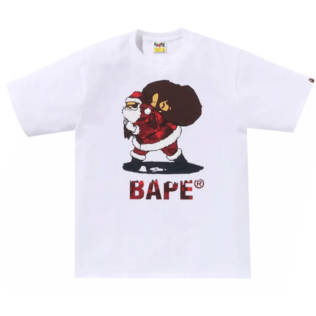 BAPE Christmas T-Shirt White