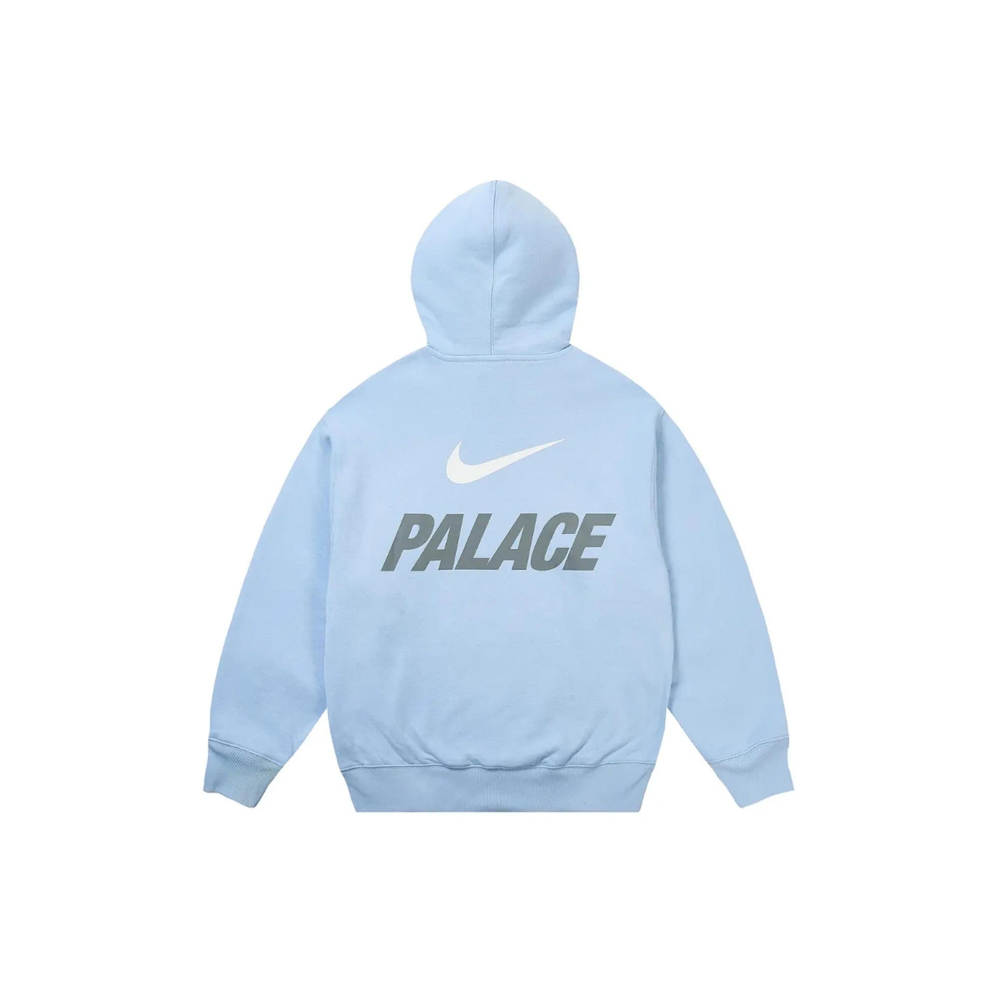 Palace x Nike Font Swoosh Hoodie Sky Blue (2026)