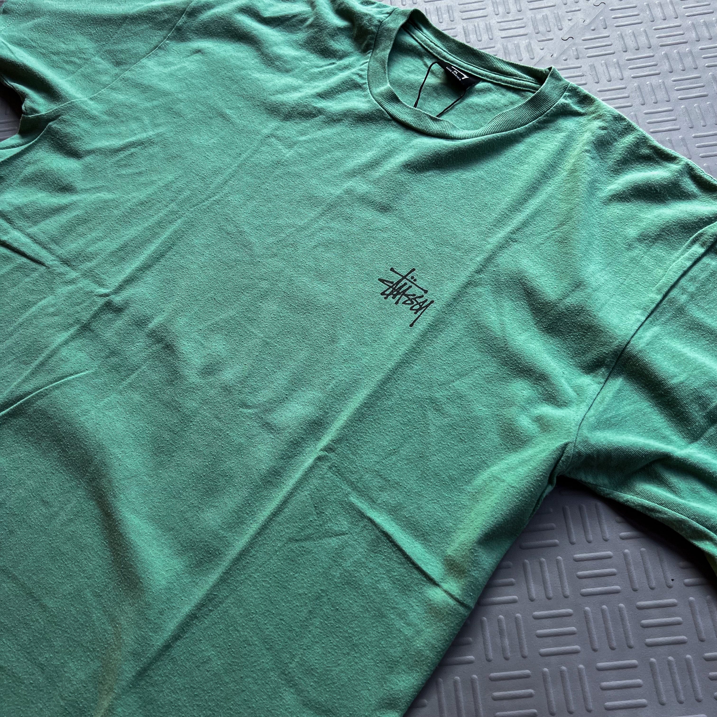 Stussy Basic Logo T-Shirt Green (L)
