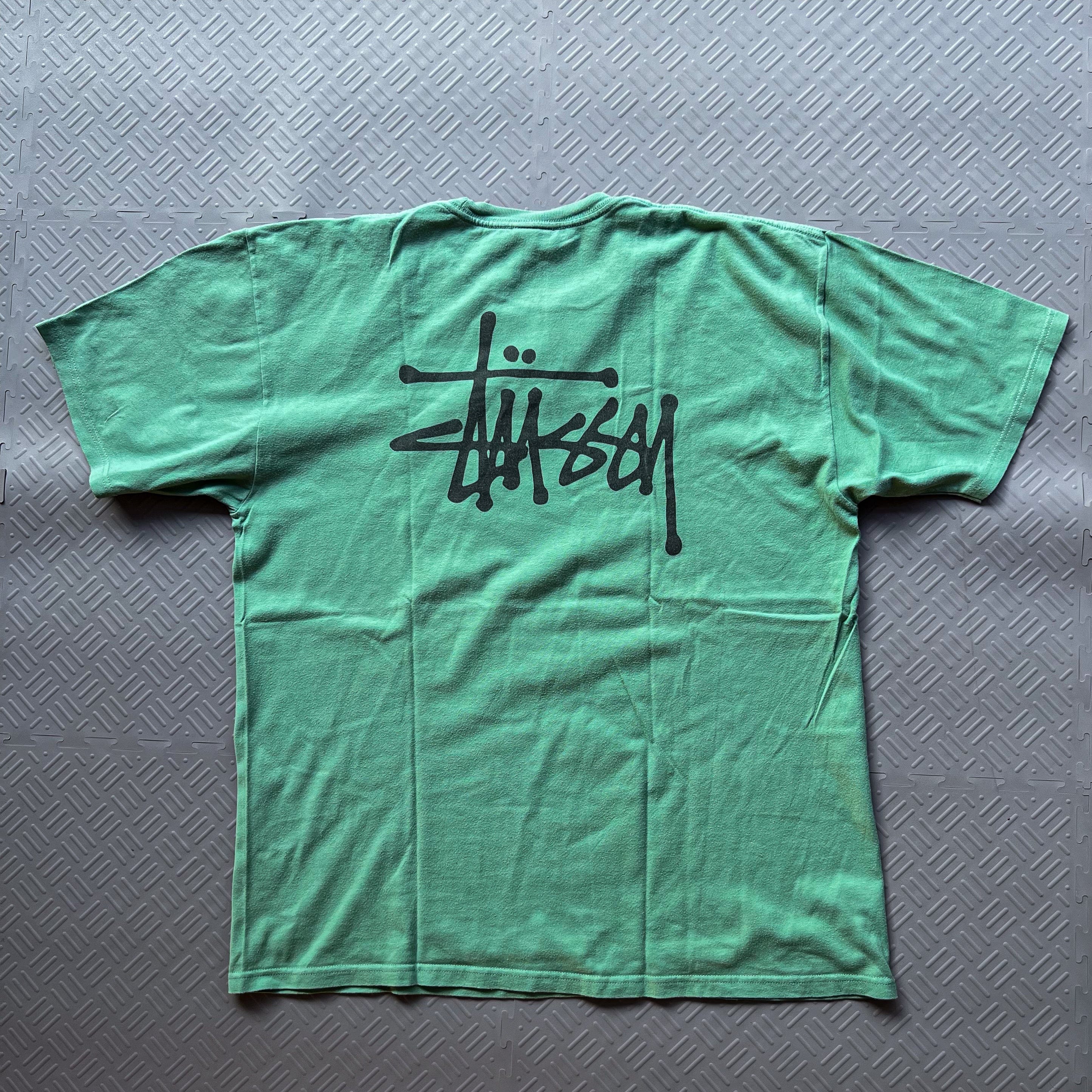 Stussy Basic Logo T-Shirt Green (L)