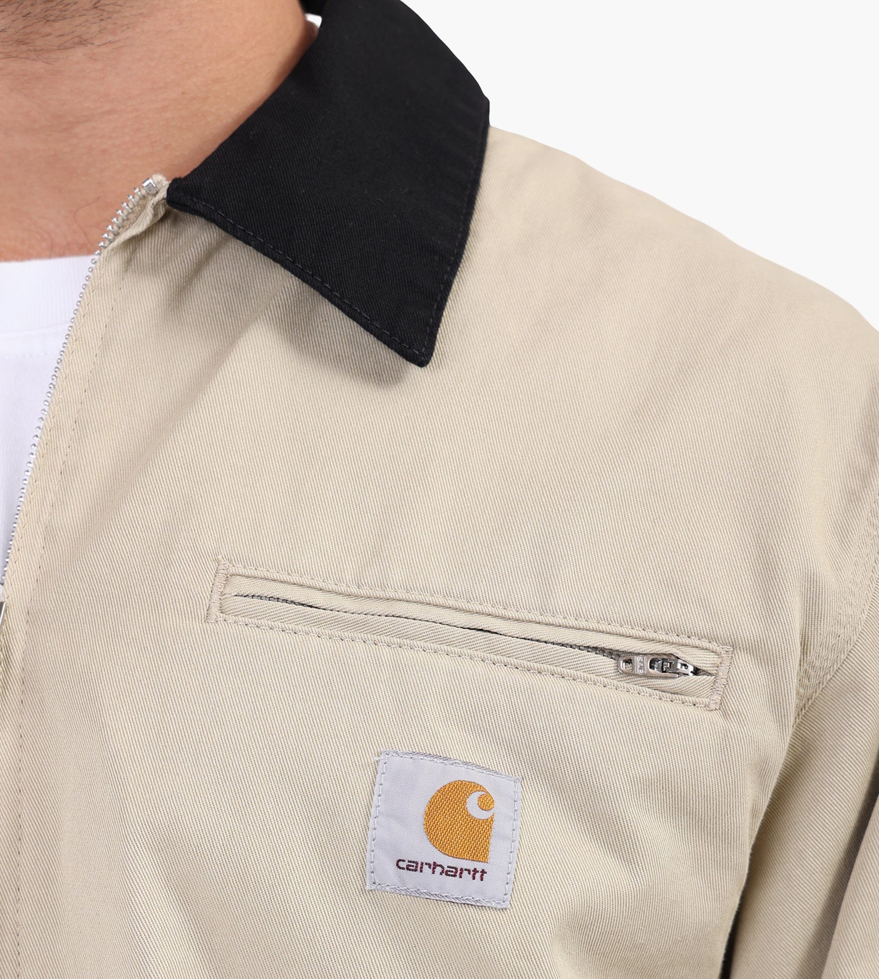 Carhartt WIP Og Detroit Jacket Barchan Black Rinsed