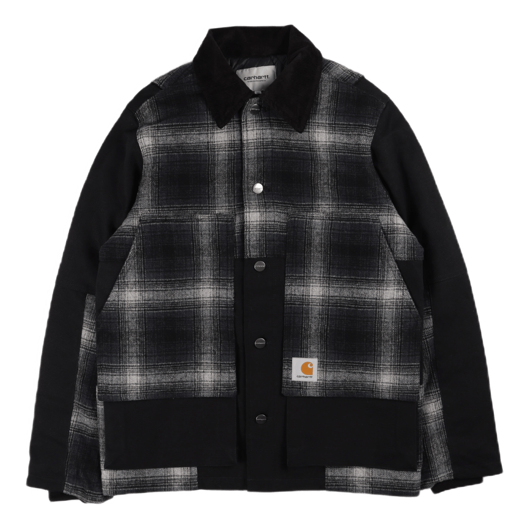 Carhartt WIP Highland Jacket Wool/polyester Black / Highland Check, Blacks