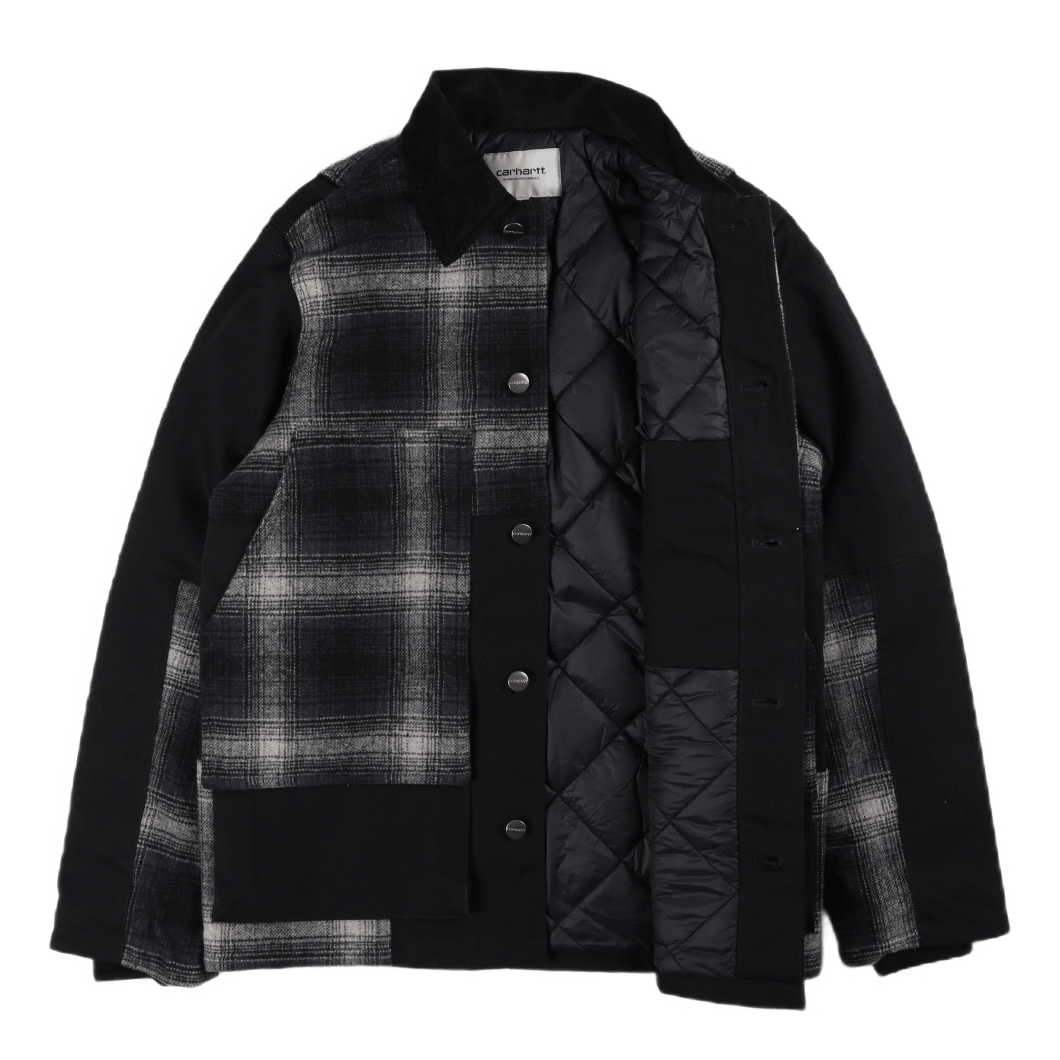Carhartt WIP Highland Jacket Wool/polyester Black / Highland Check, Blacks
