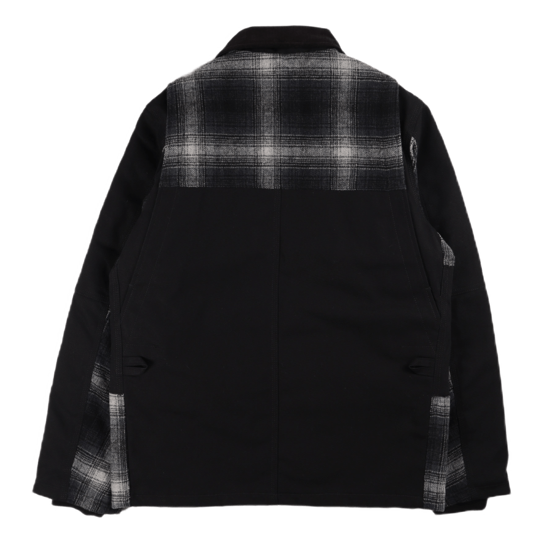 Carhartt WIP Highland Jacket Wool/polyester Black / Highland Check, Blacks