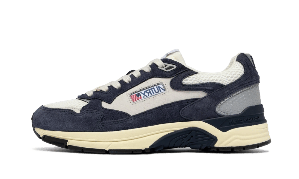 AUTRY Hyper Way Low Suede Bicolor Mesh Space Blue Silver