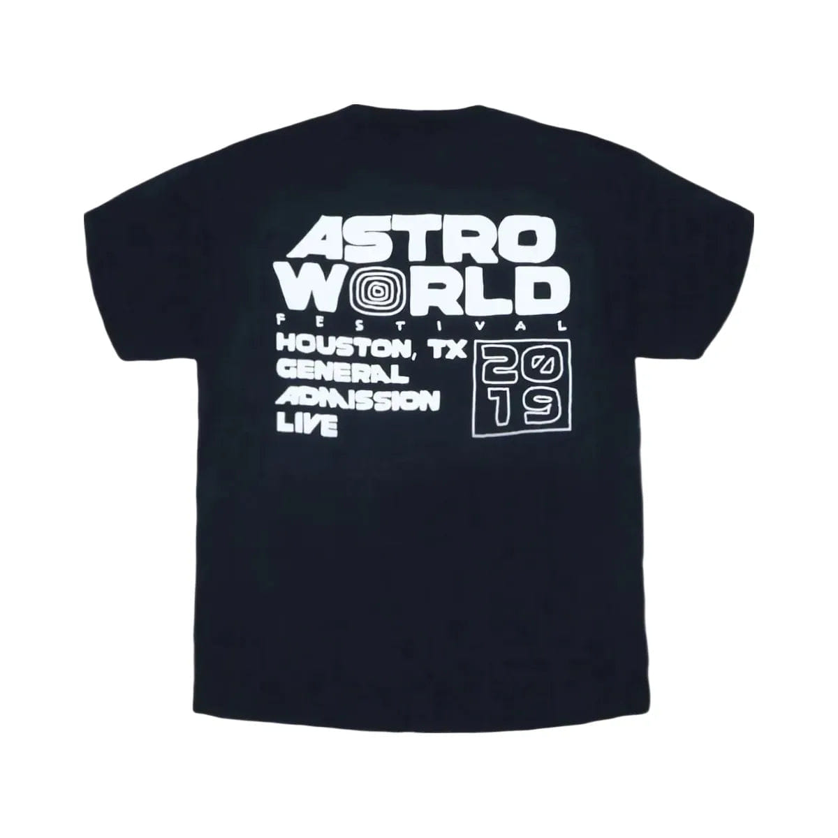 Travis Scott Cactus Jack Travis Scott Astro Fest Black T - Shirt