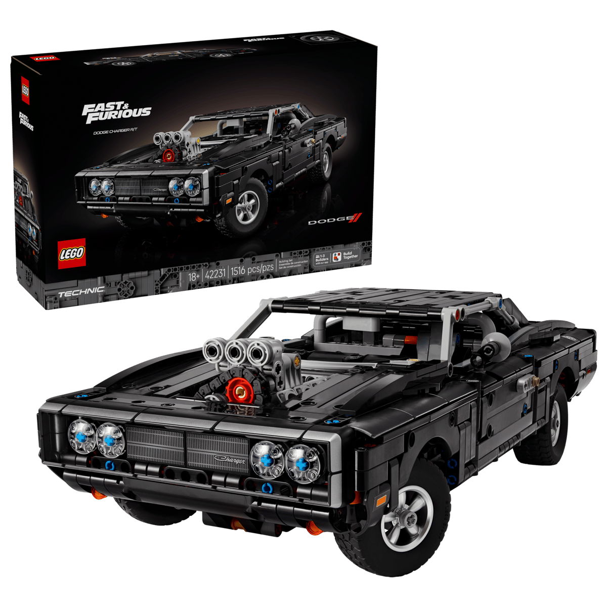 LEGO® Technic™ Fast and Furious Dodge Charger R/T Car 42231