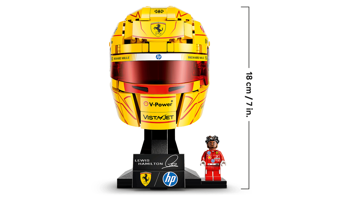 LEGO® Editions Scuderia Ferrari HP Lewis Hamilton Helmet 43022