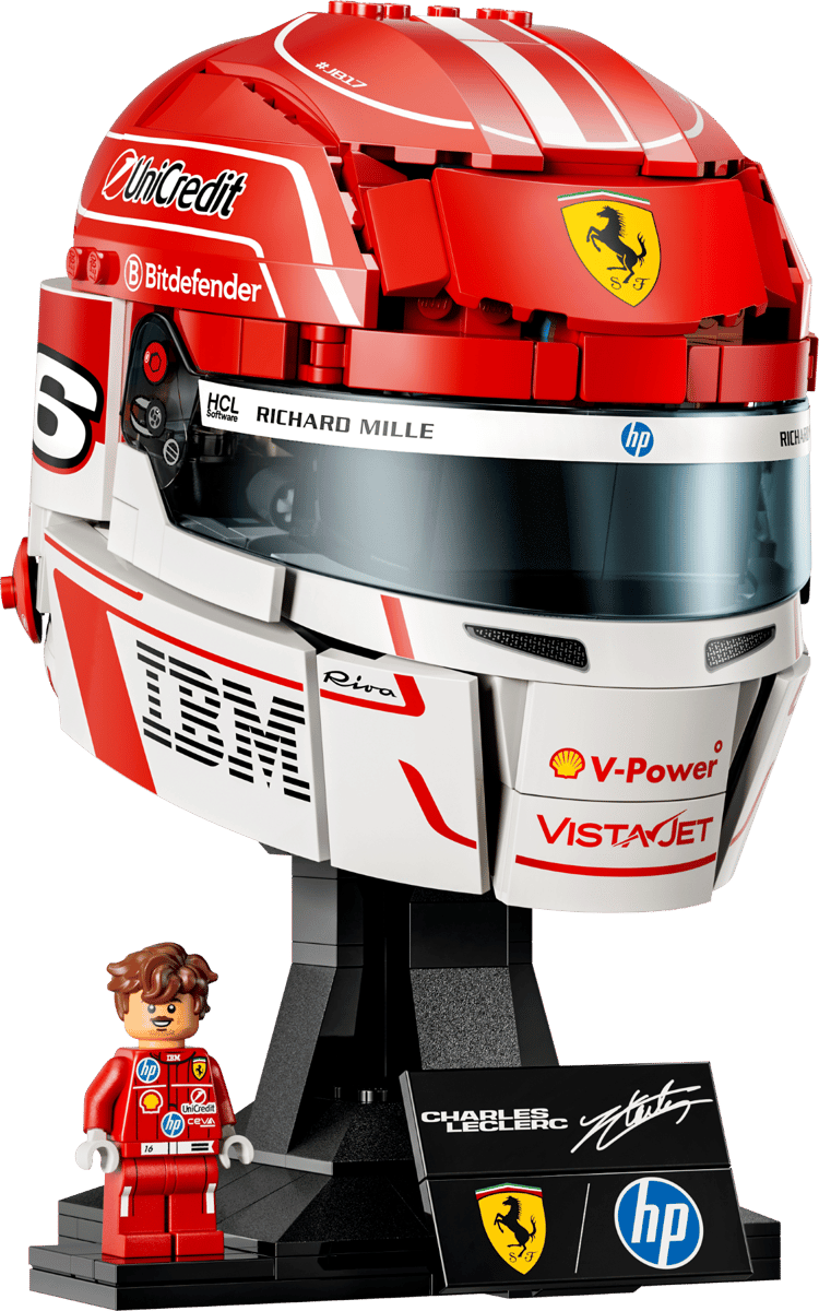LEGO® Editions Scuderia Ferrari HP Charles Leclerc Helmet 43014