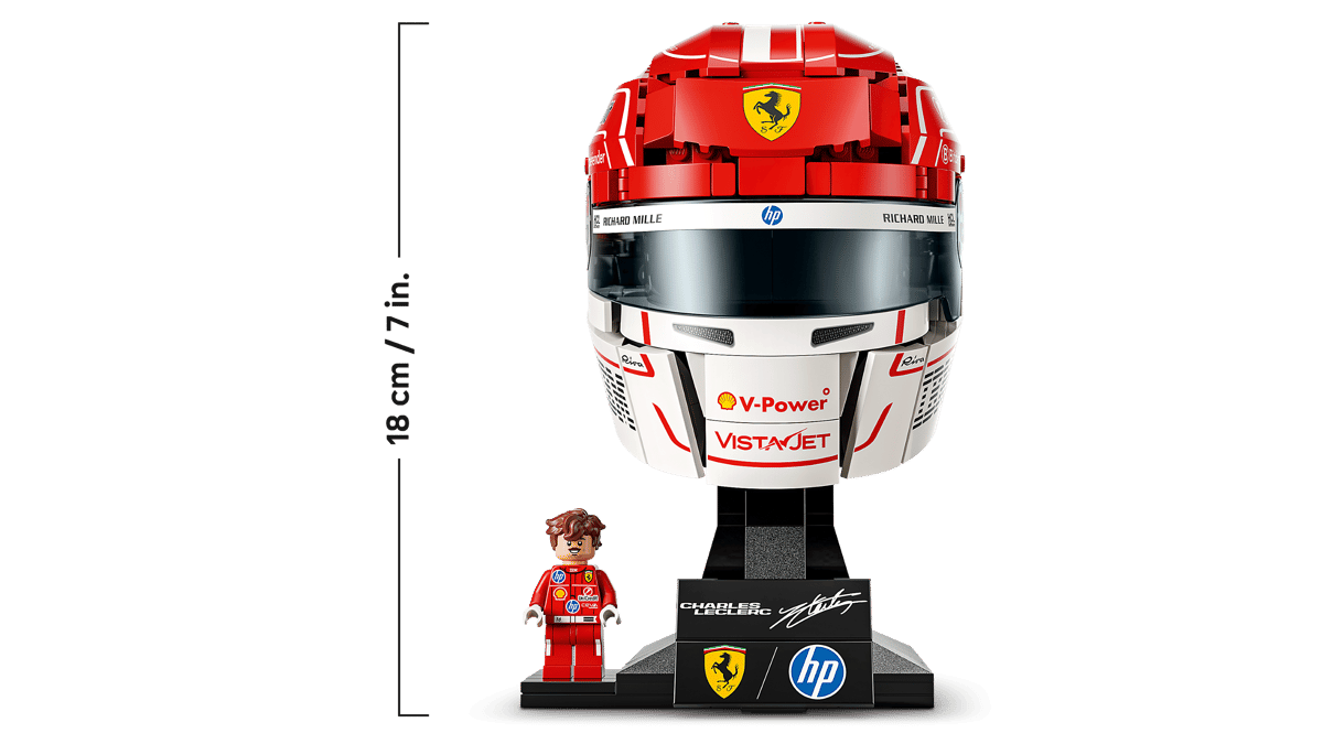 LEGO® Editions Scuderia Ferrari HP Charles Leclerc Helmet 43014