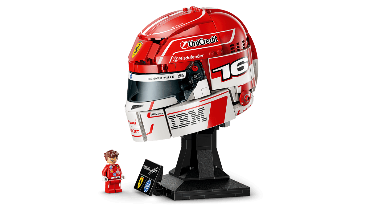 LEGO® Editions Scuderia Ferrari HP Charles Leclerc Helmet 43014