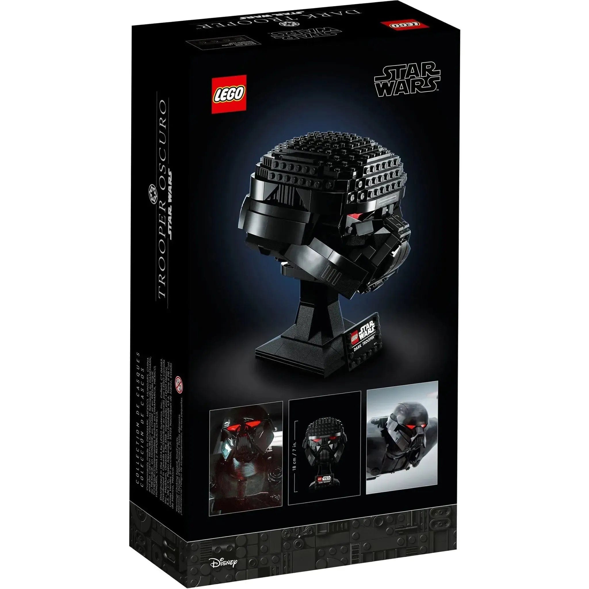 LEGO [Star Wars] - Dark Trooper Helmet Building Set - Helmet Collection Series (75343)