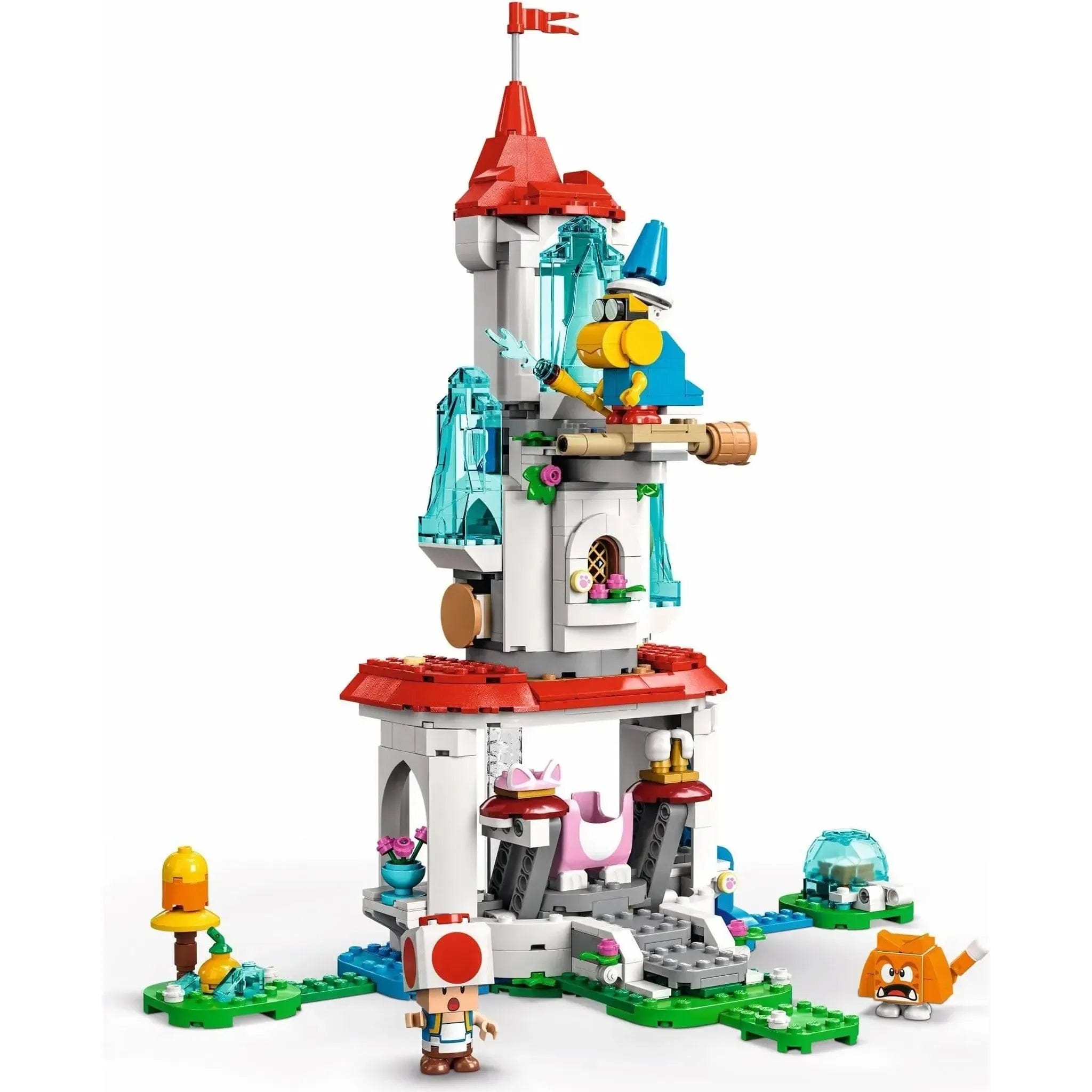 LEGO [Super Mario] - Cat Peach Suit and Frozen Tower Building Set - Expansion Set Series (71407)