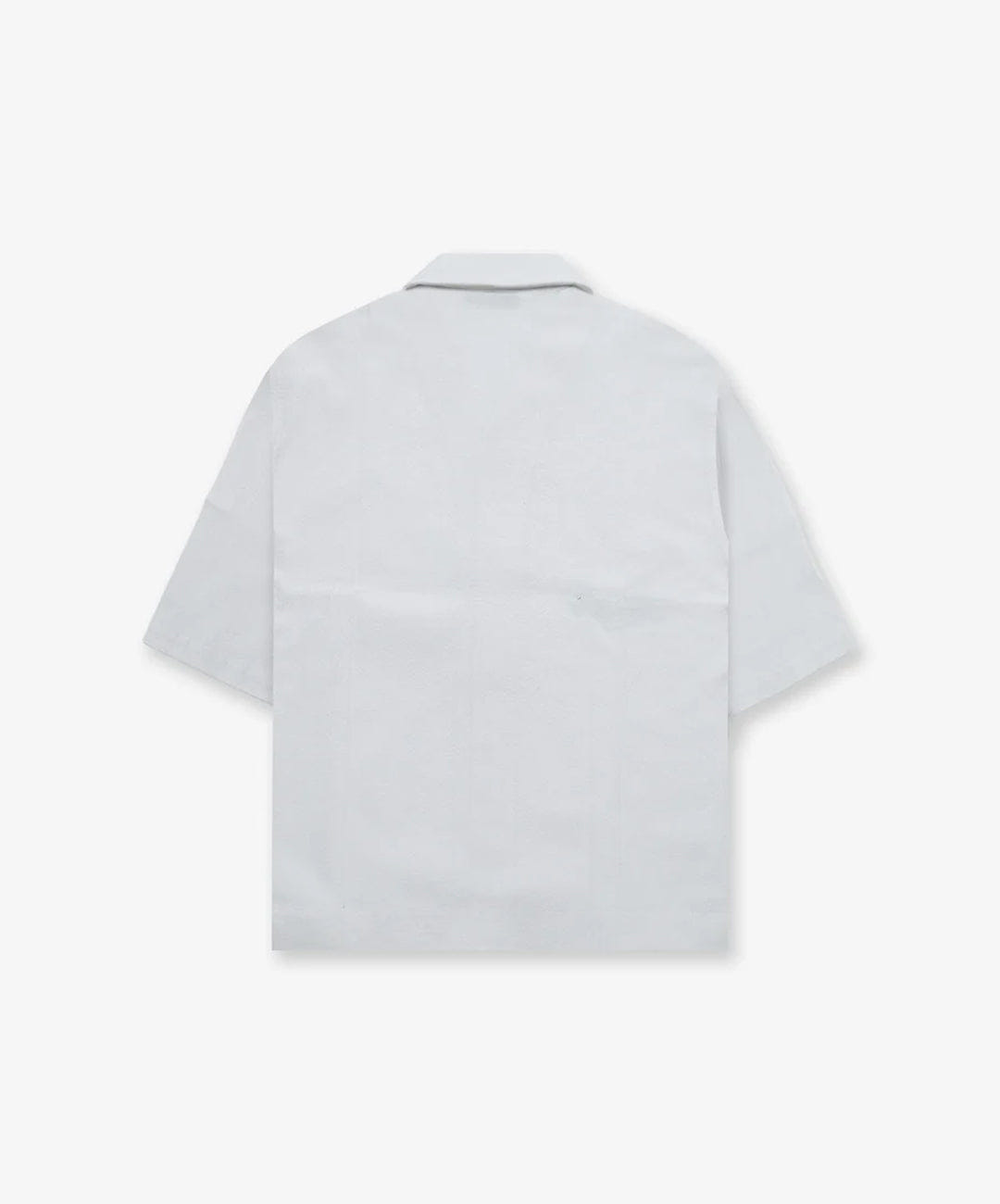 Off-White SUPERKICKS | NOSTALGIC BOWLING SHIRT { OFF WHITE/OFF WHITE