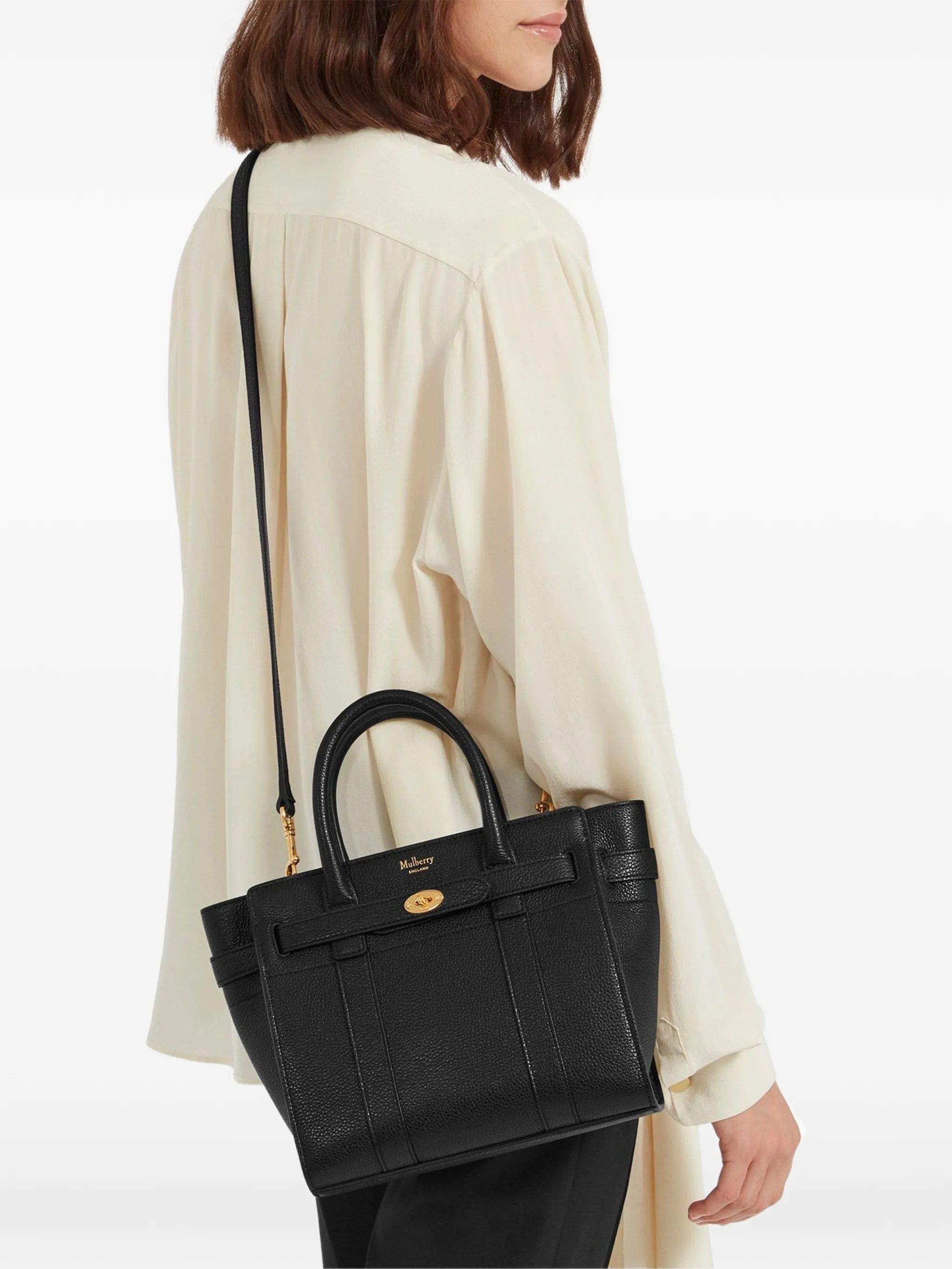 Mulberry mini zipped Bayswater tote