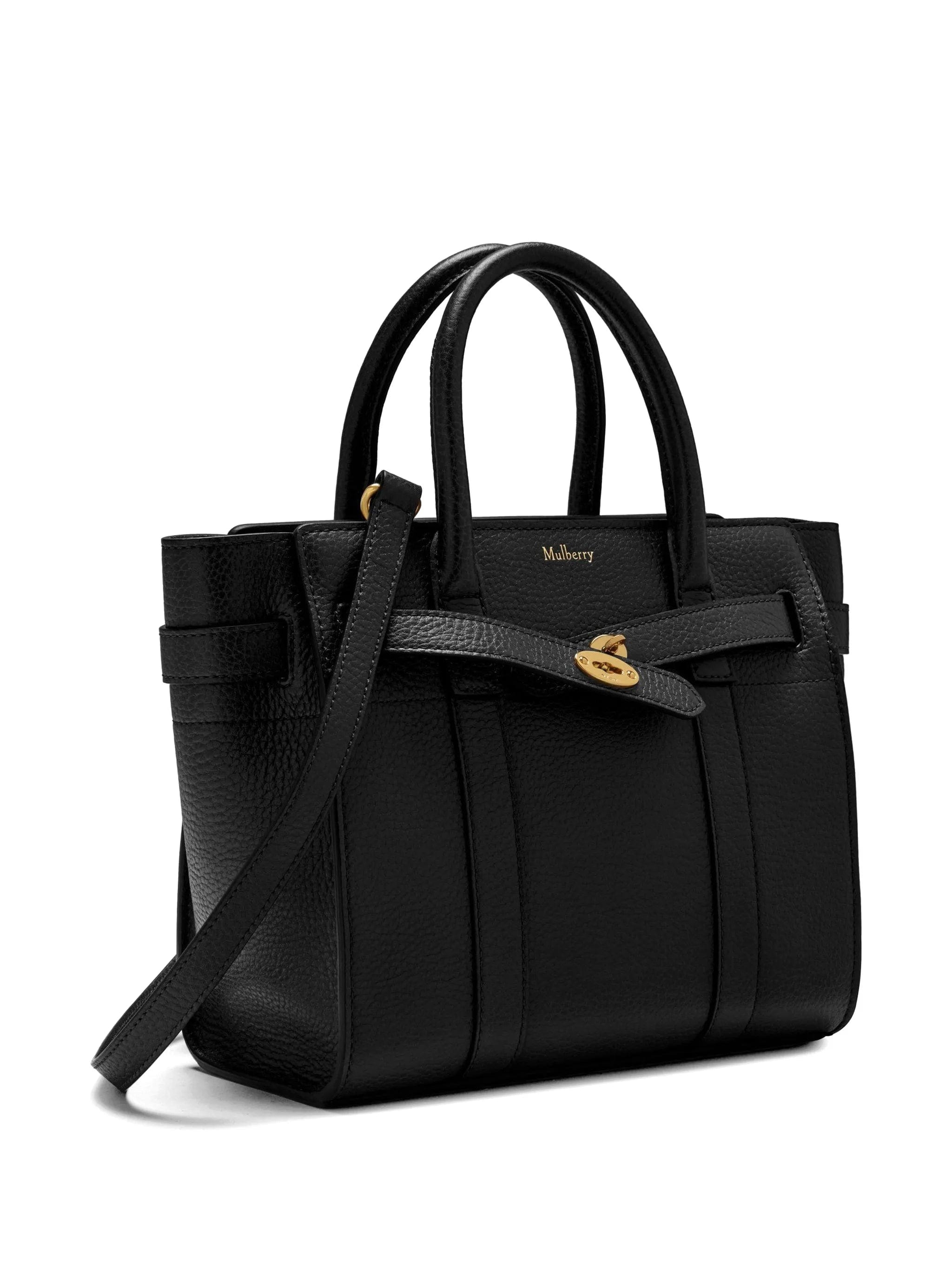 Mulberry mini zipped Bayswater tote