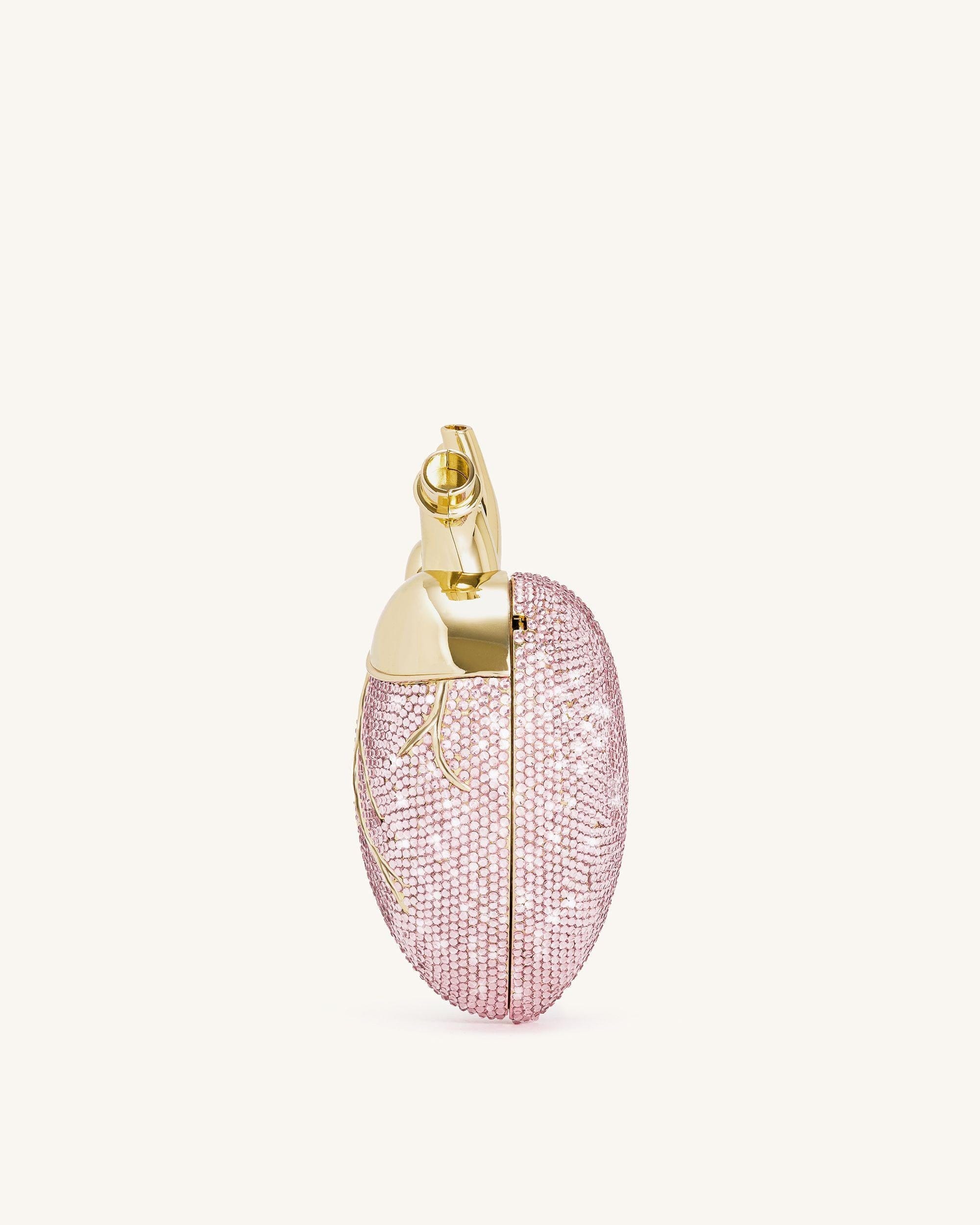 Jw Pei Maren Artificial Crystal Heart Shaped Bag Pink