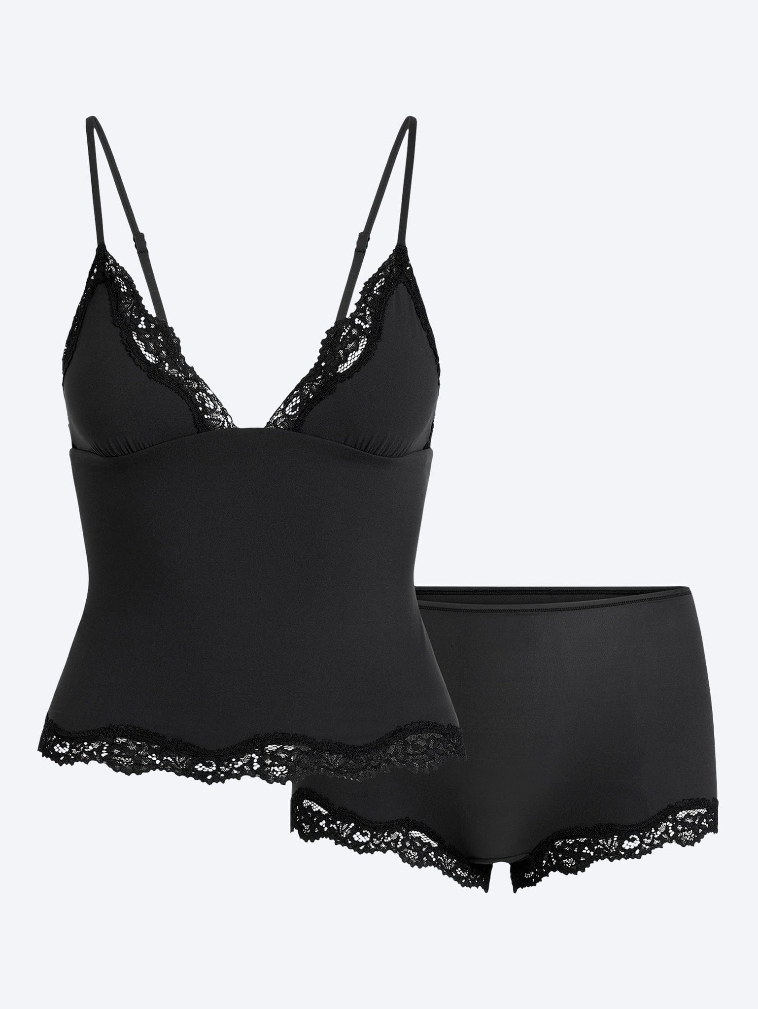 SKIMS Fits everybody lace cami and boyshort set