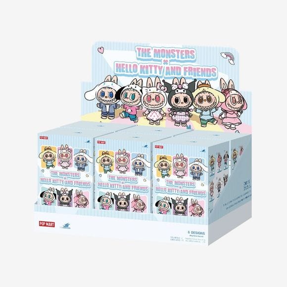 POP MART The Monsters Hello Kitty and Friends Series Blind Box Case of 6 AUTHENTIC