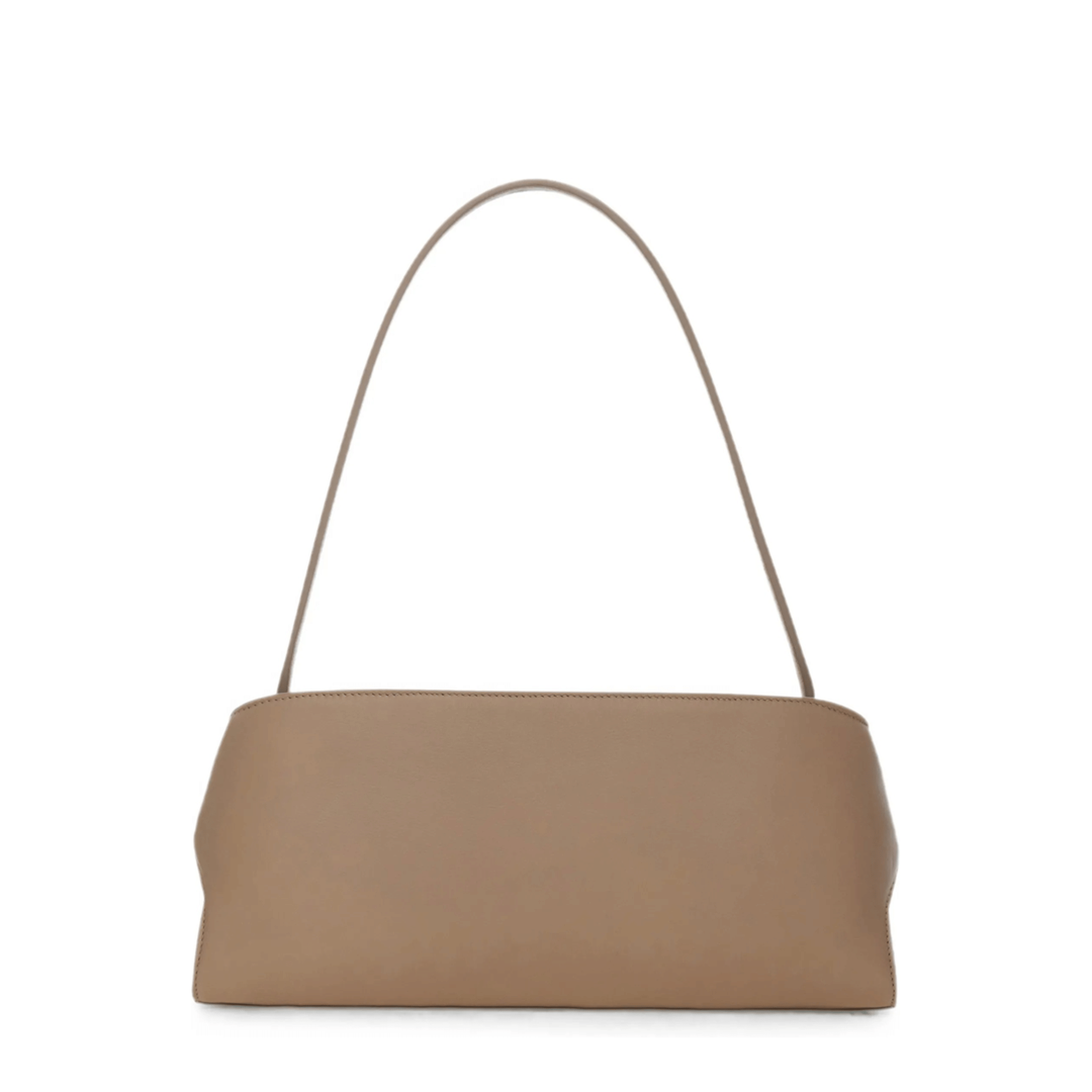 Ferragamo Hug Soft Medium Leather Shoulder Bag - Warm Taupe Dusty Pink