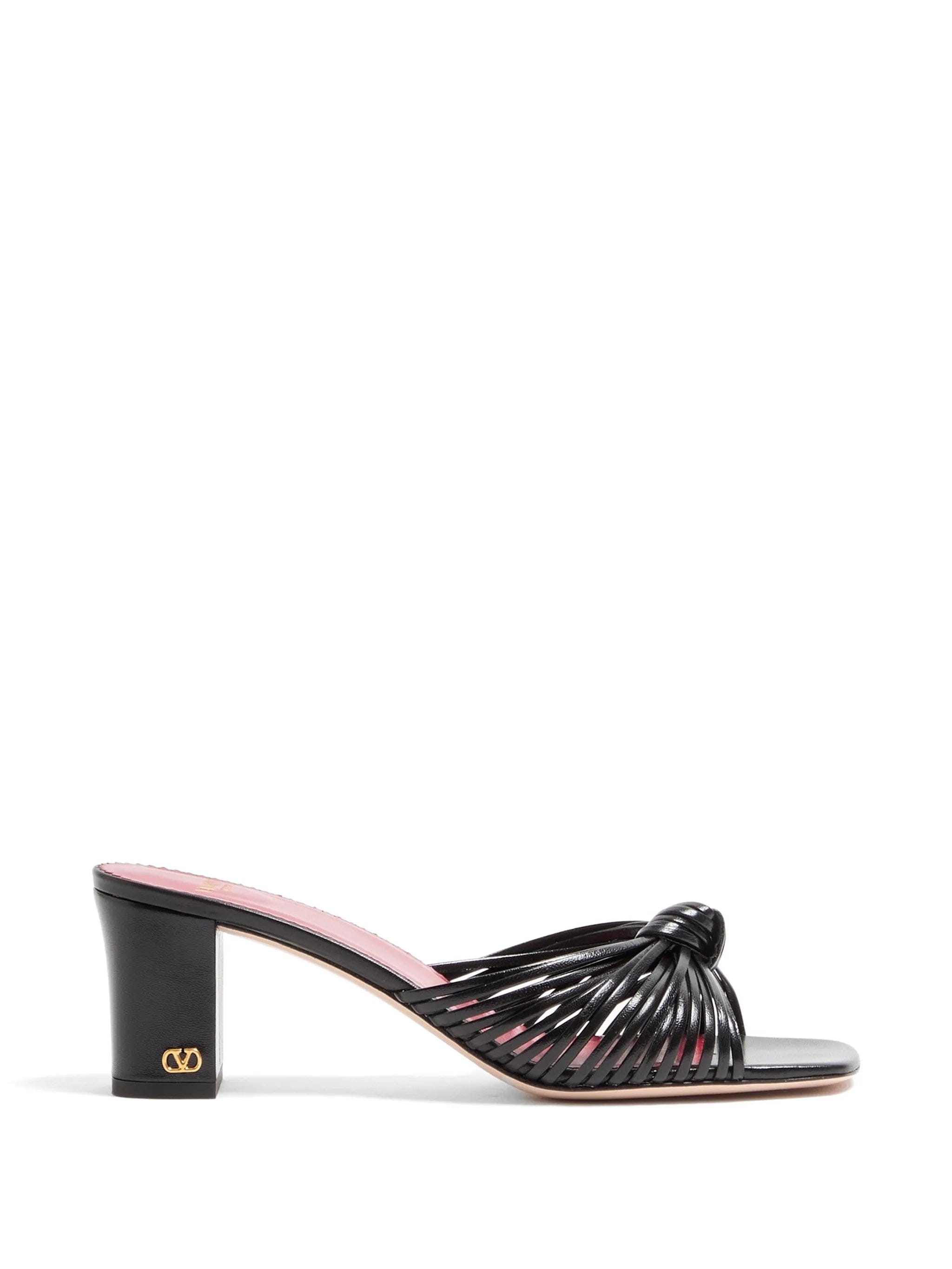 Valentino Garavani Annet Kidskin Slide Sandals 60 mm
