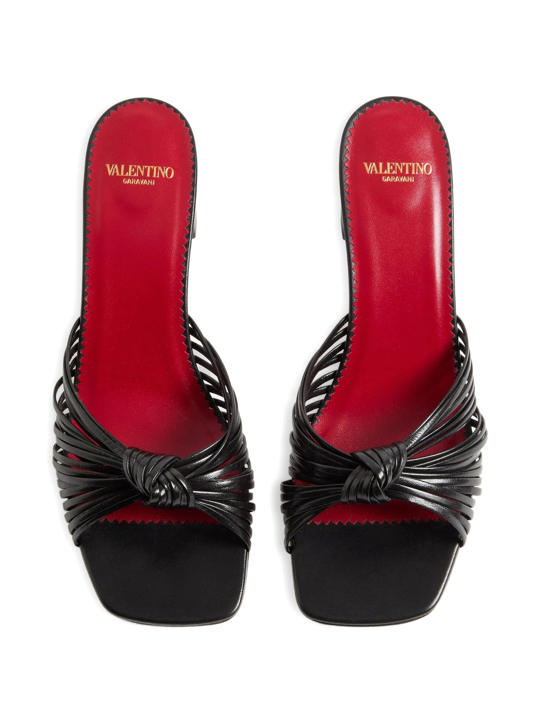 Valentino Garavani Annet Kidskin Slide Sandals 60 mm