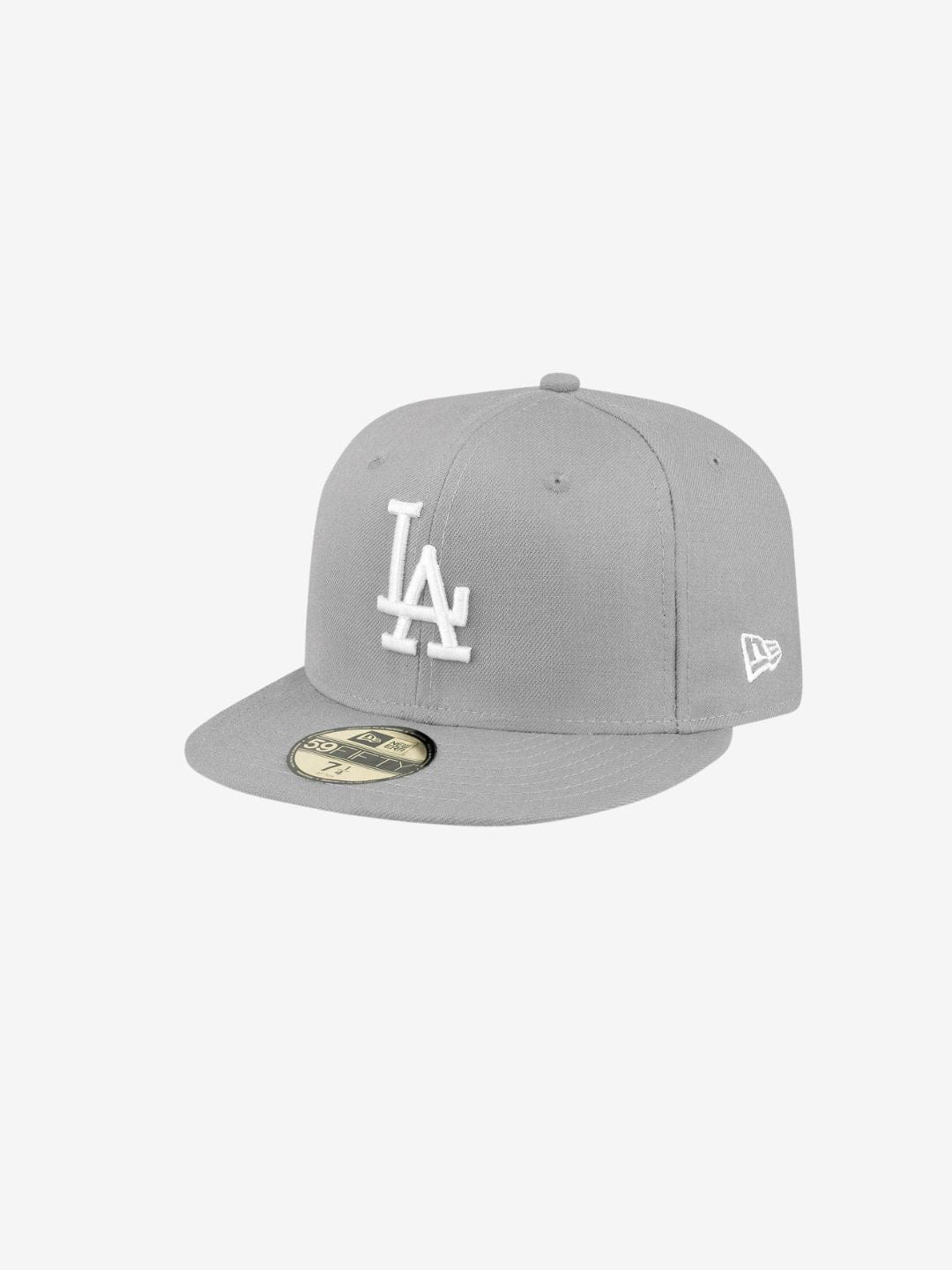 New Era LA Dodgers MLB Basic Grey 59FIFTY Fitted Cap