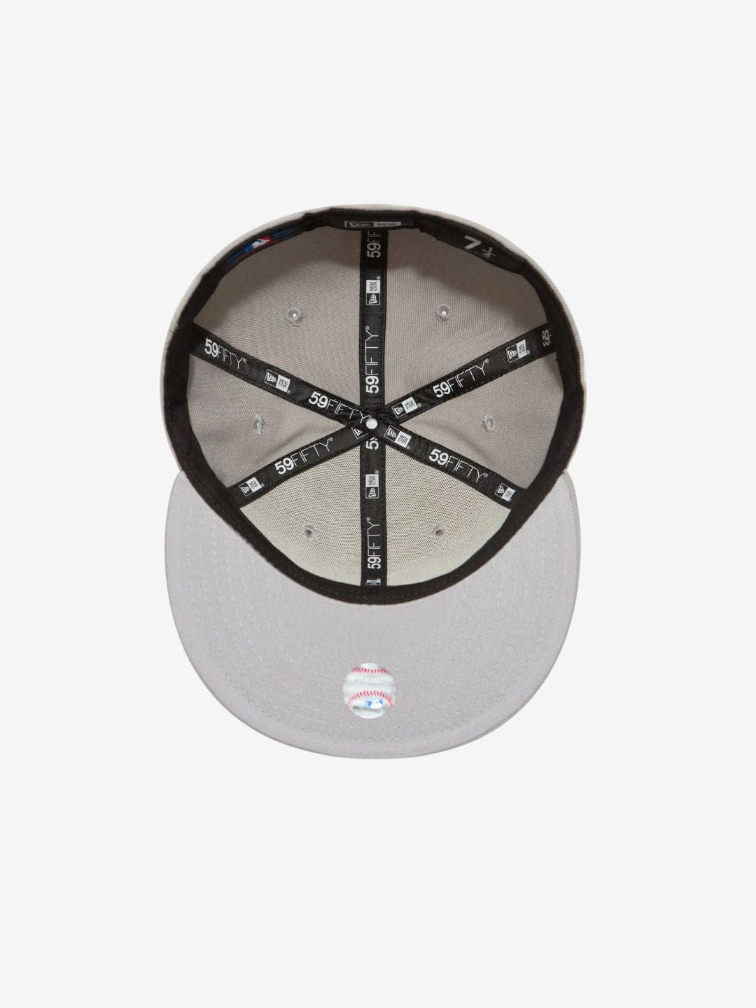 New Era LA Dodgers MLB Basic Grey 59FIFTY Fitted Cap