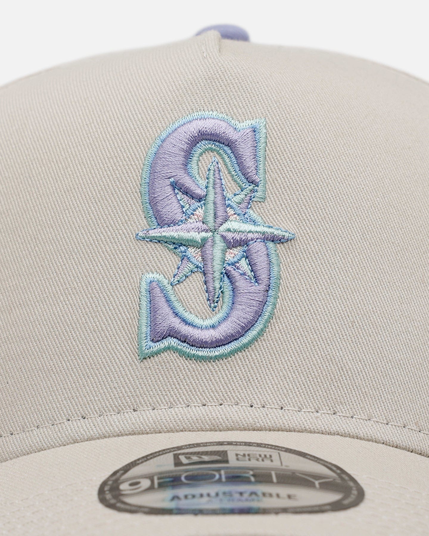 New Era Seattle Mariners Pastel 2.0 9FORTY A - Frame Snapback Stone