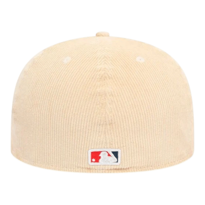 New Era Los Angeles Dodgers Cords Beige Fitted Hat