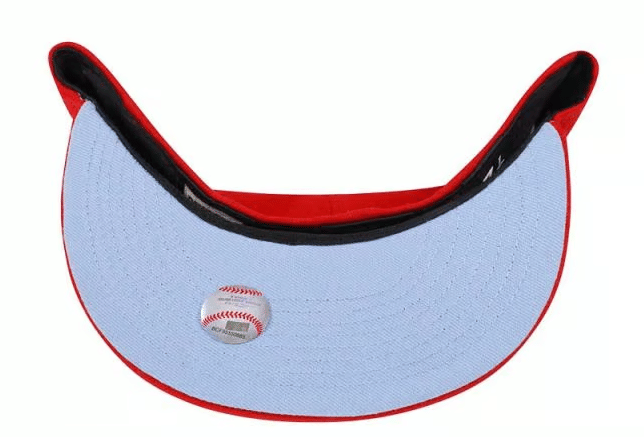 New Era Los Angeles Dodgers 2018 Patch Fitted Hat Red (WORN)