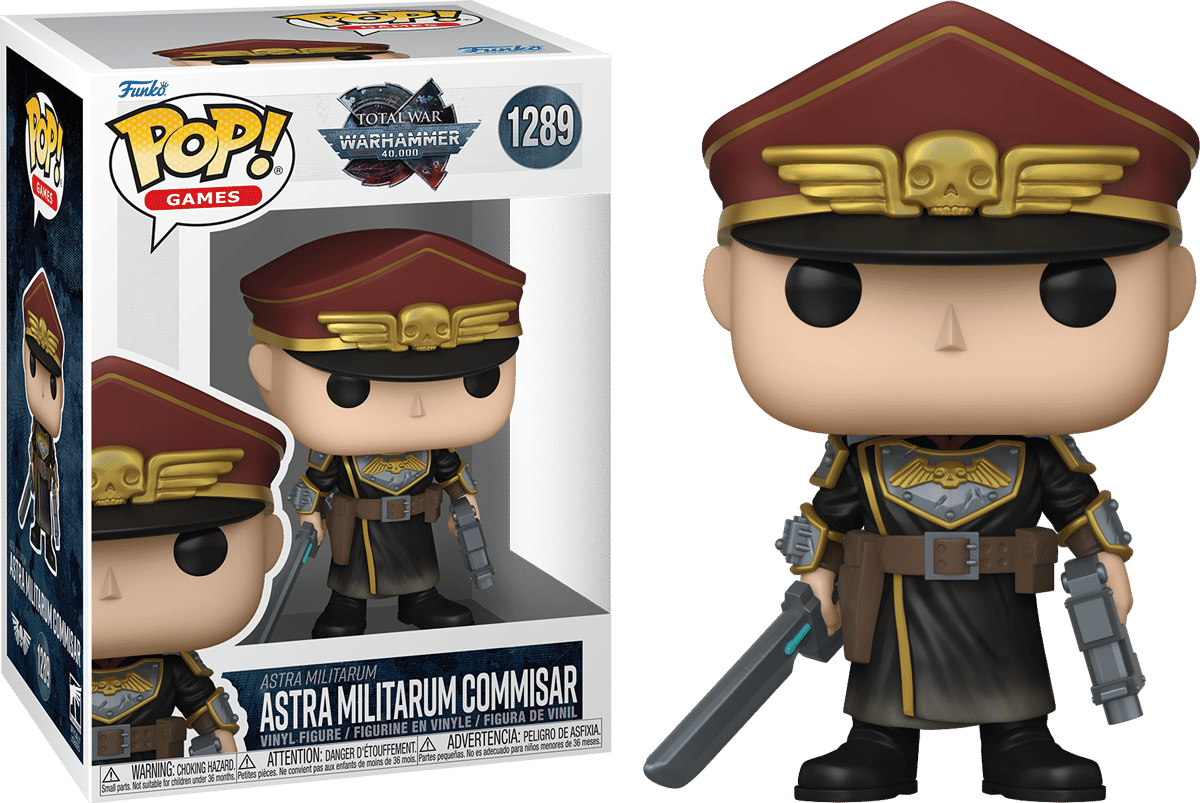 Funko Total War: Warhammer 40,000 – Astra Militarum Commissar Pop! Vinyl